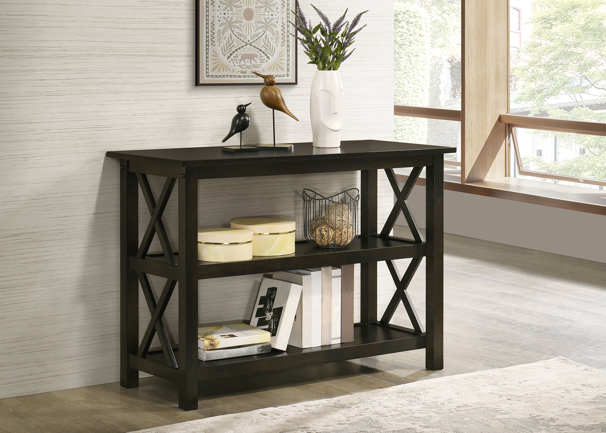 Rachelle Console Table - Ideal Furniture (Fresno,CA)