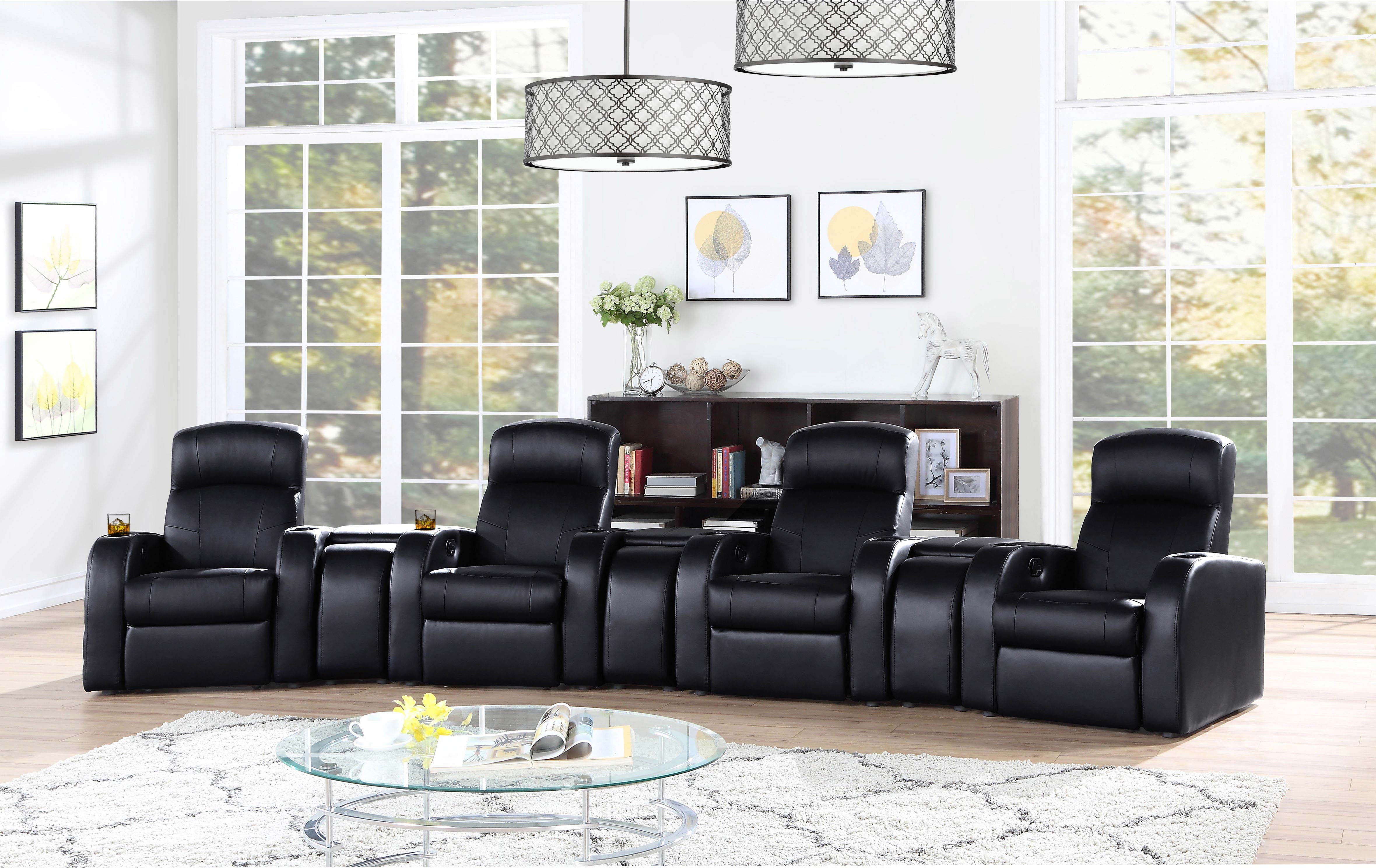 Cyrus Theater Seating Console - Ideal Furniture (Fresno,CA)