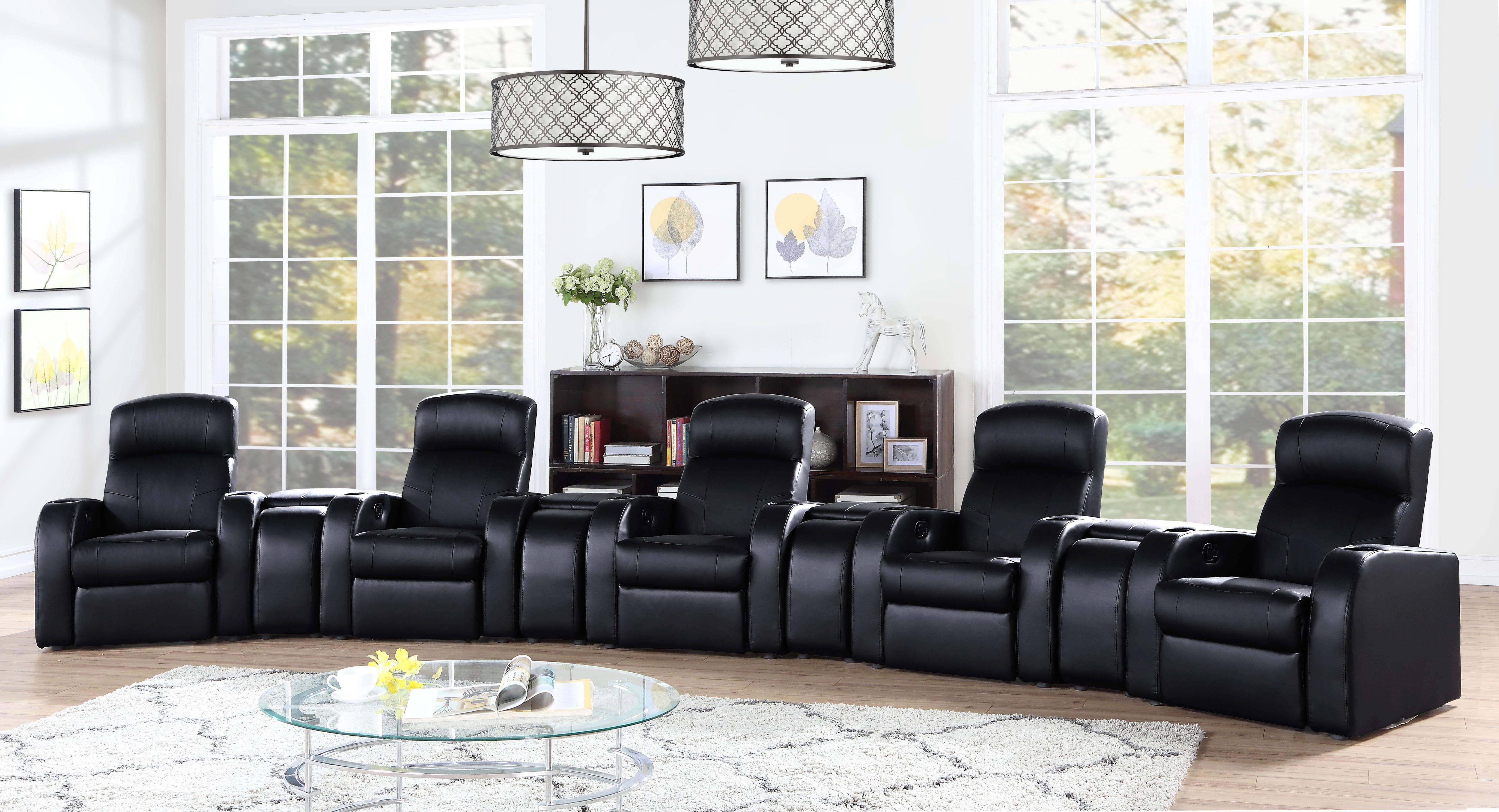 Cyrus Theater Seating Console - Ideal Furniture (Fresno,CA)