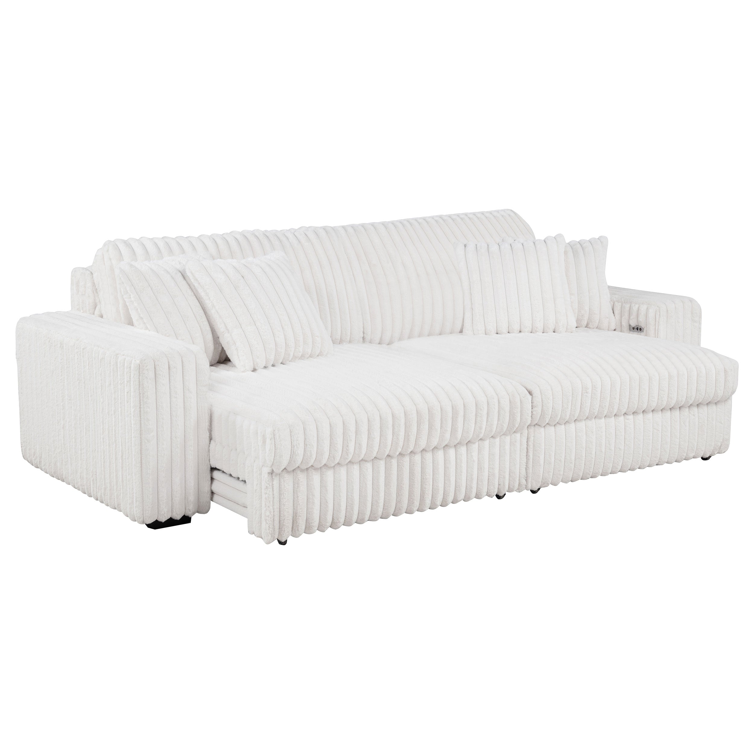 Jacana Sofa with Power Chaise - Ideal Furniture (Fresno,CA)