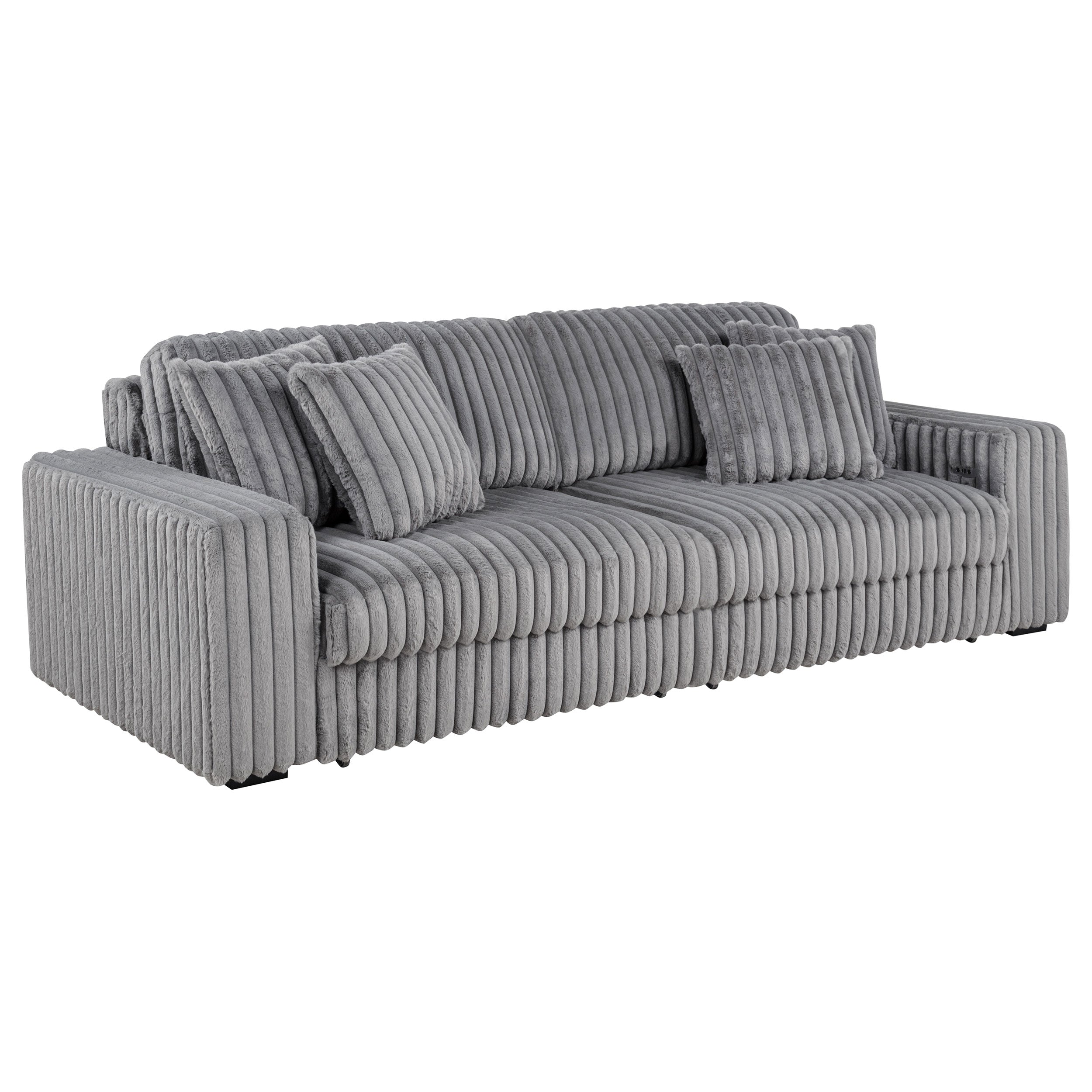 Jacana Sofa with Power Chaise - Ideal Furniture (Fresno,CA)