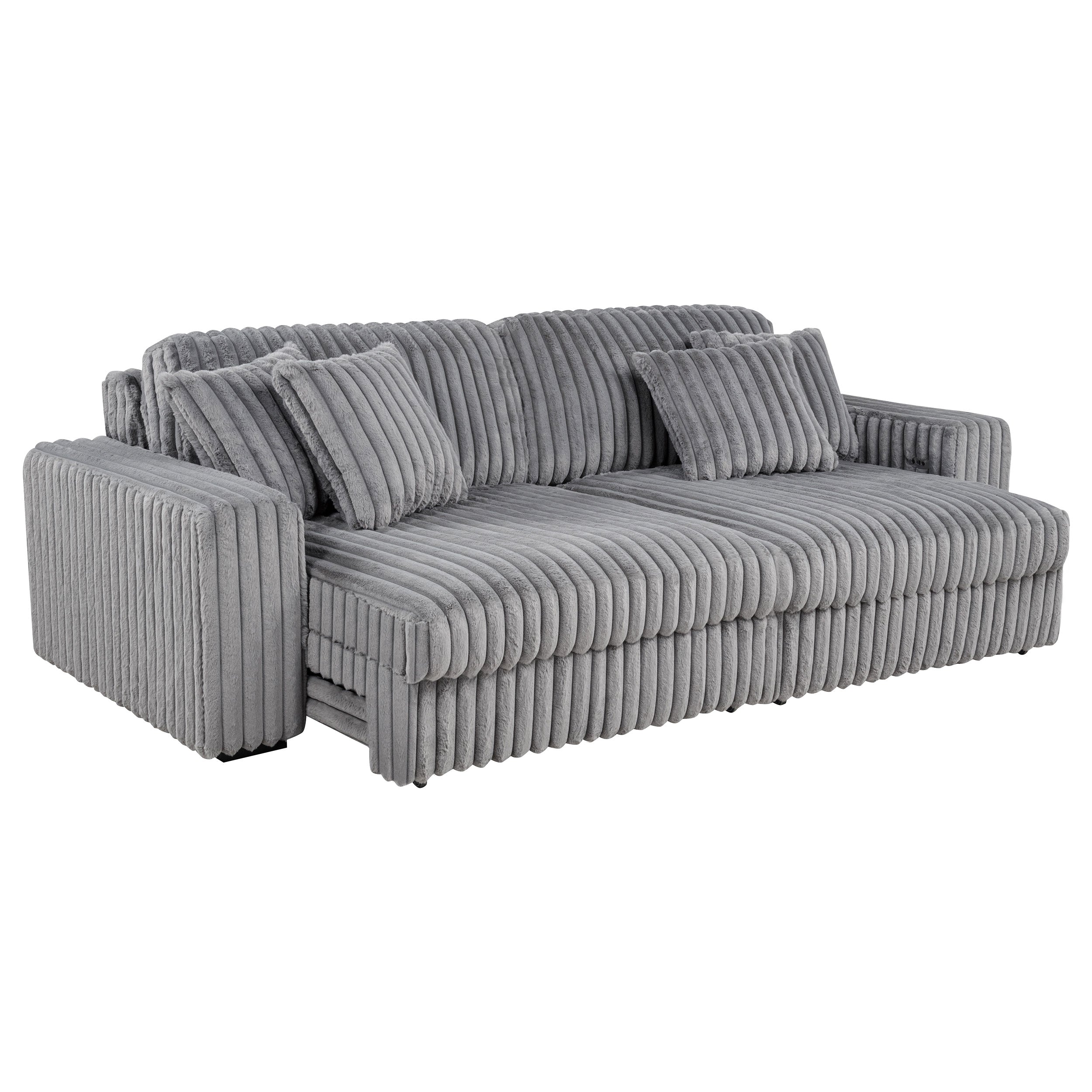 Jacana Sofa with Power Chaise - Ideal Furniture (Fresno,CA)