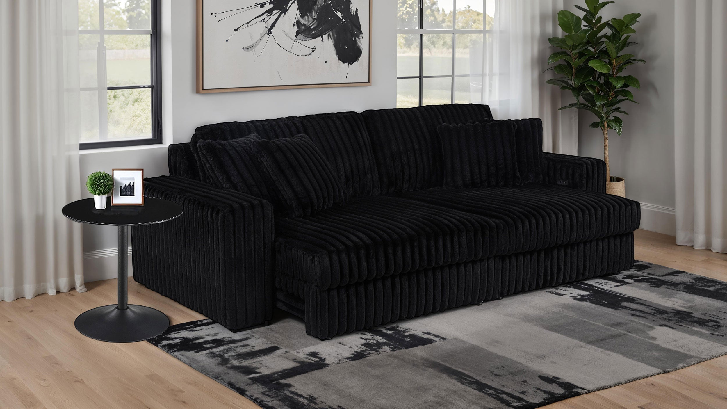 Jacana Sofa with Power Chaise - Ideal Furniture (Fresno,CA)