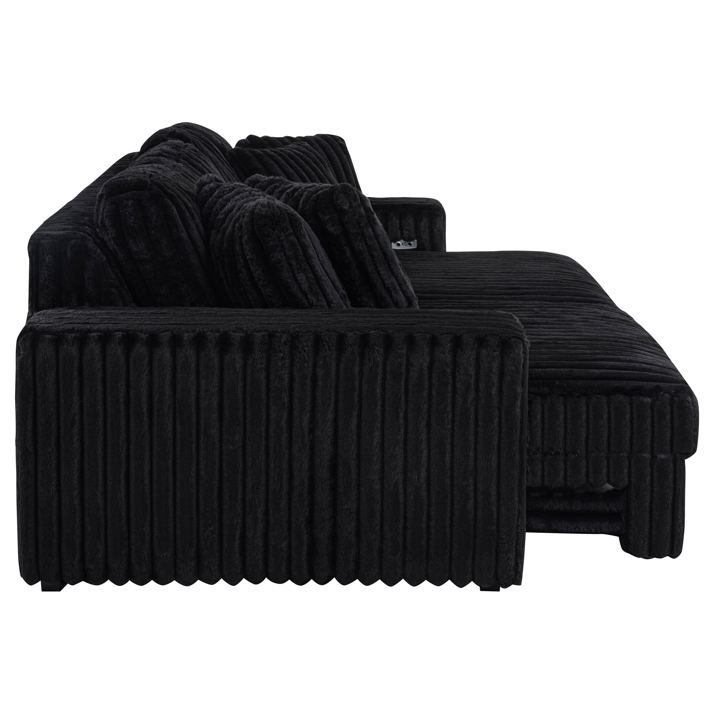 Jacana Sofa with Power Chaise - Ideal Furniture (Fresno,CA)