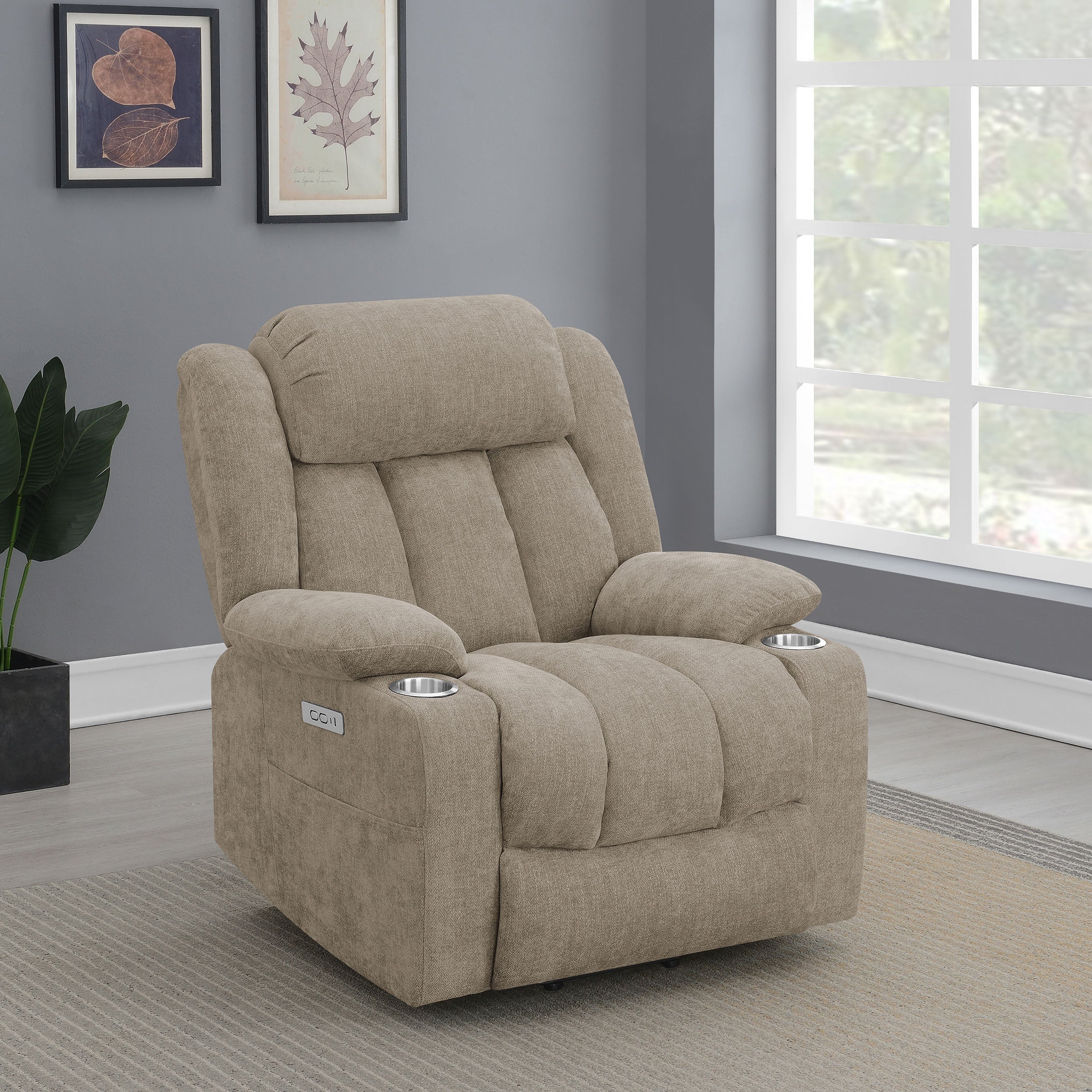Houston Power Lift Recliner - Ideal Furniture (Fresno,CA)
