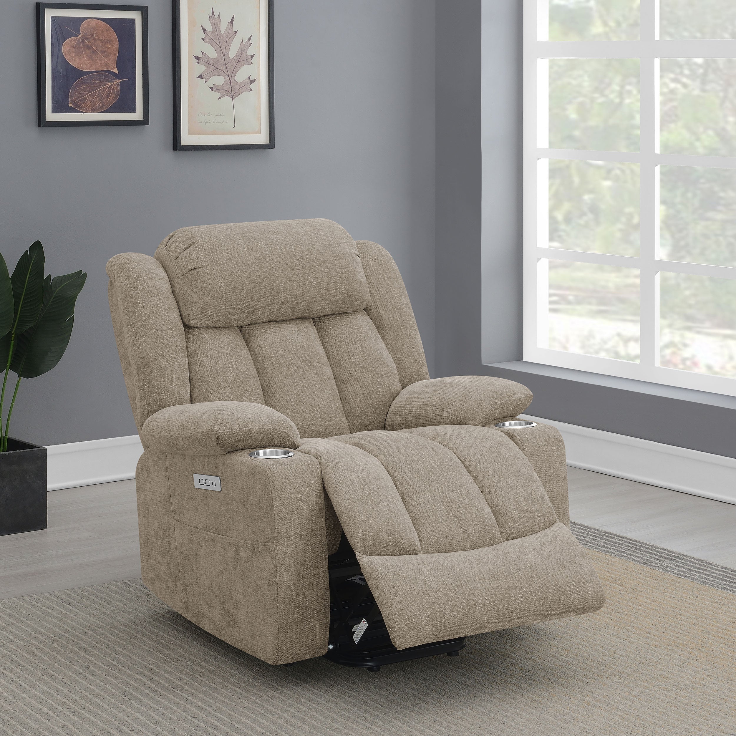 Houston Power Lift Recliner - Ideal Furniture (Fresno,CA)