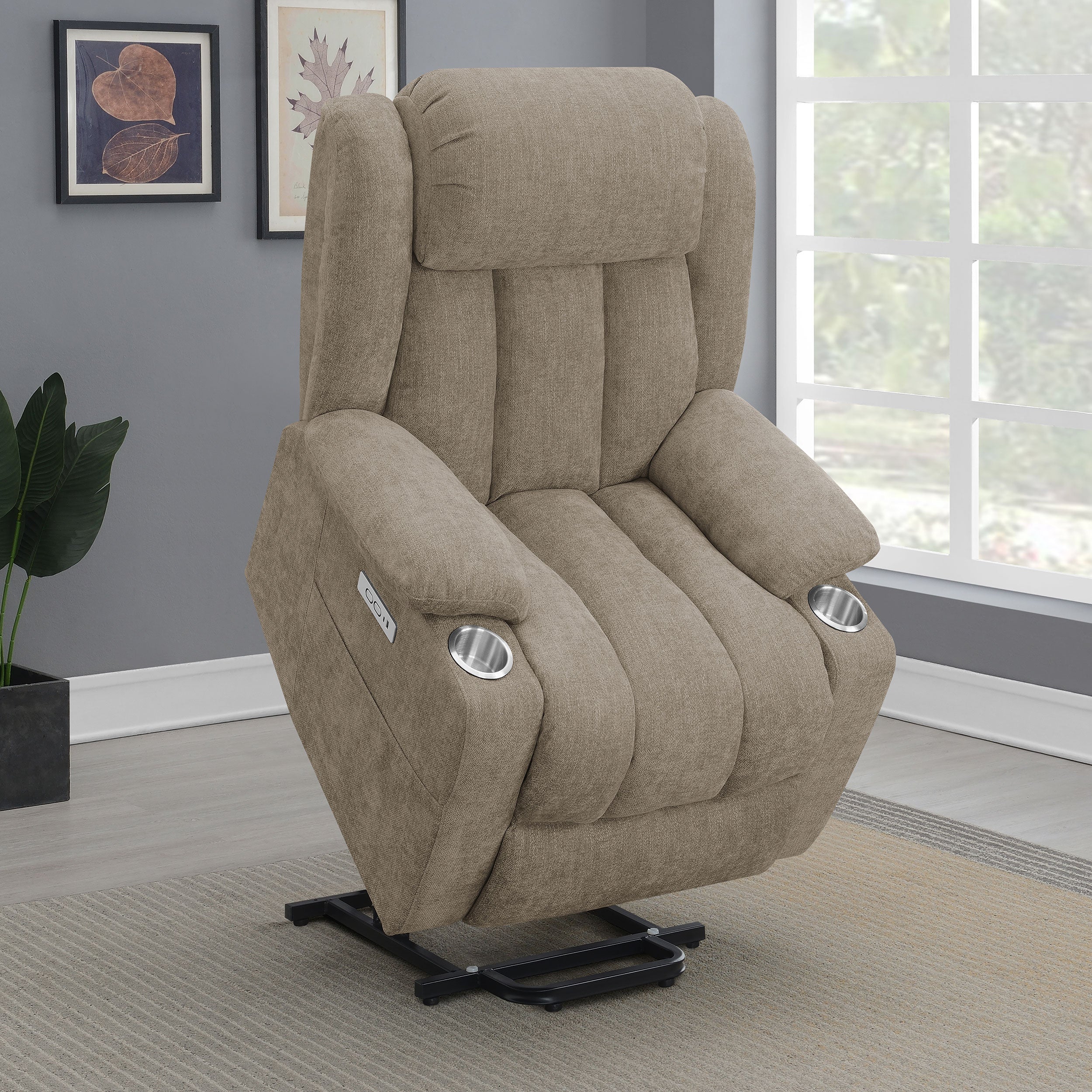 Houston Power Lift Recliner - Ideal Furniture (Fresno,CA)