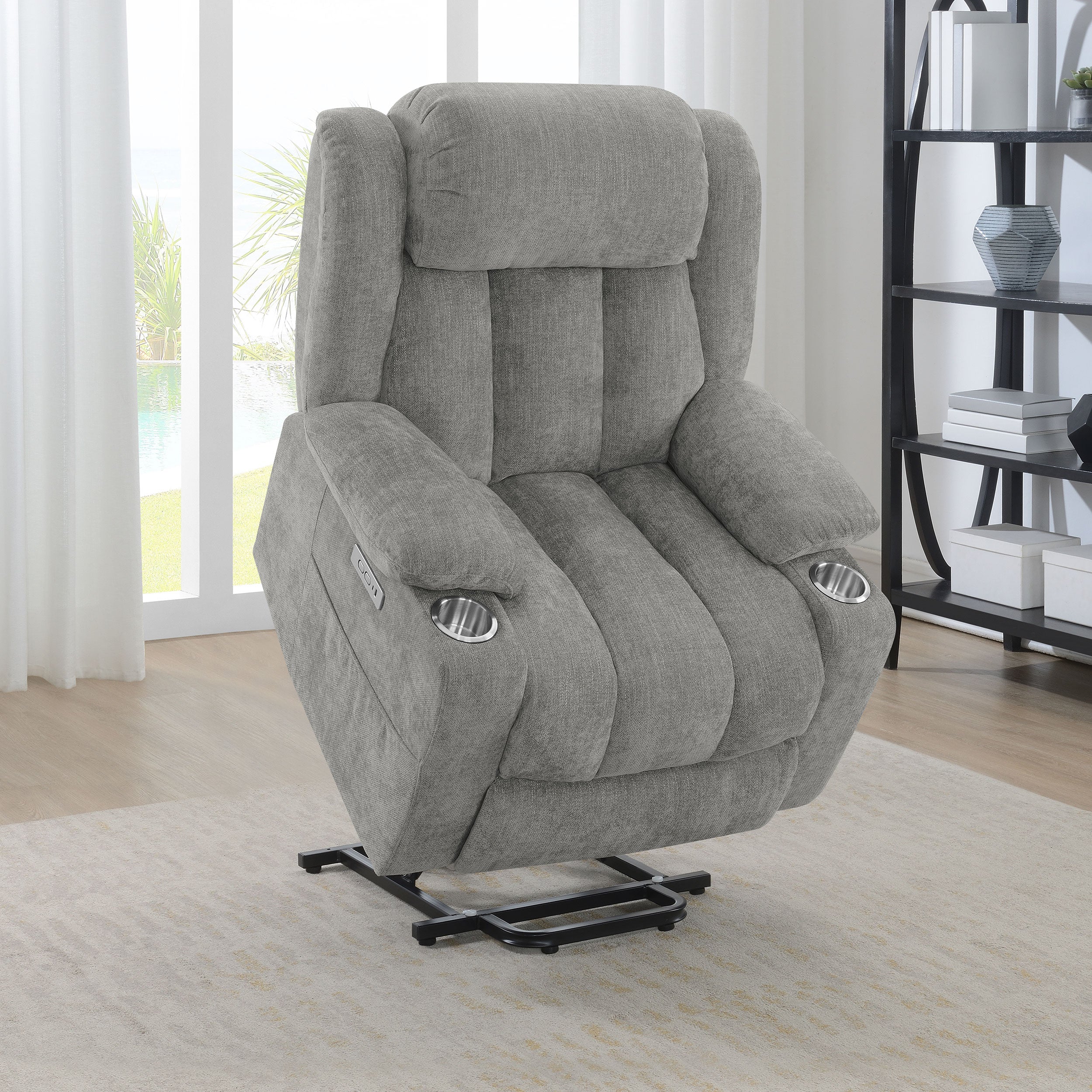Houston Power Lift Recliner - Ideal Furniture (Fresno,CA)