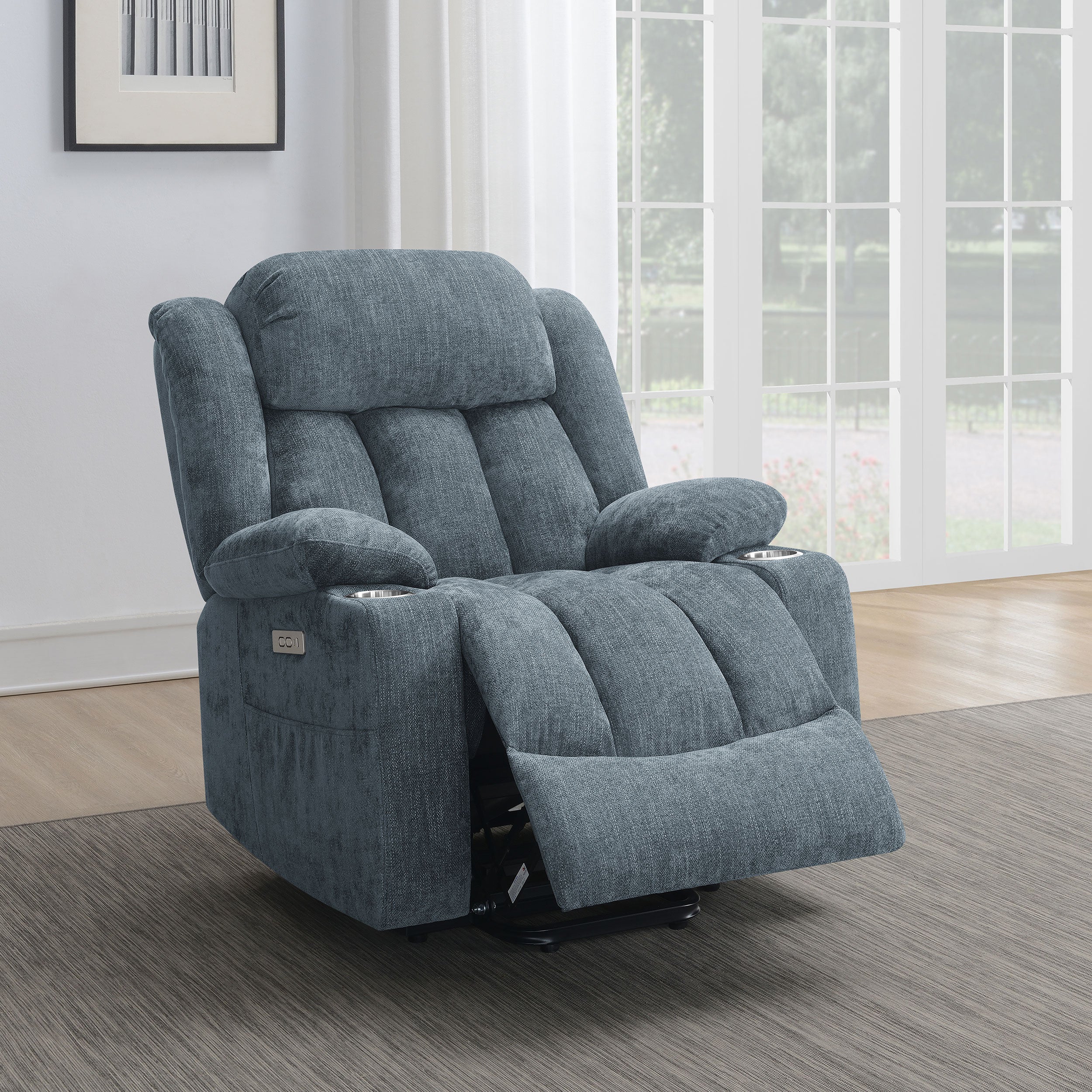 Houston Power Lift Recliner - Ideal Furniture (Fresno,CA)