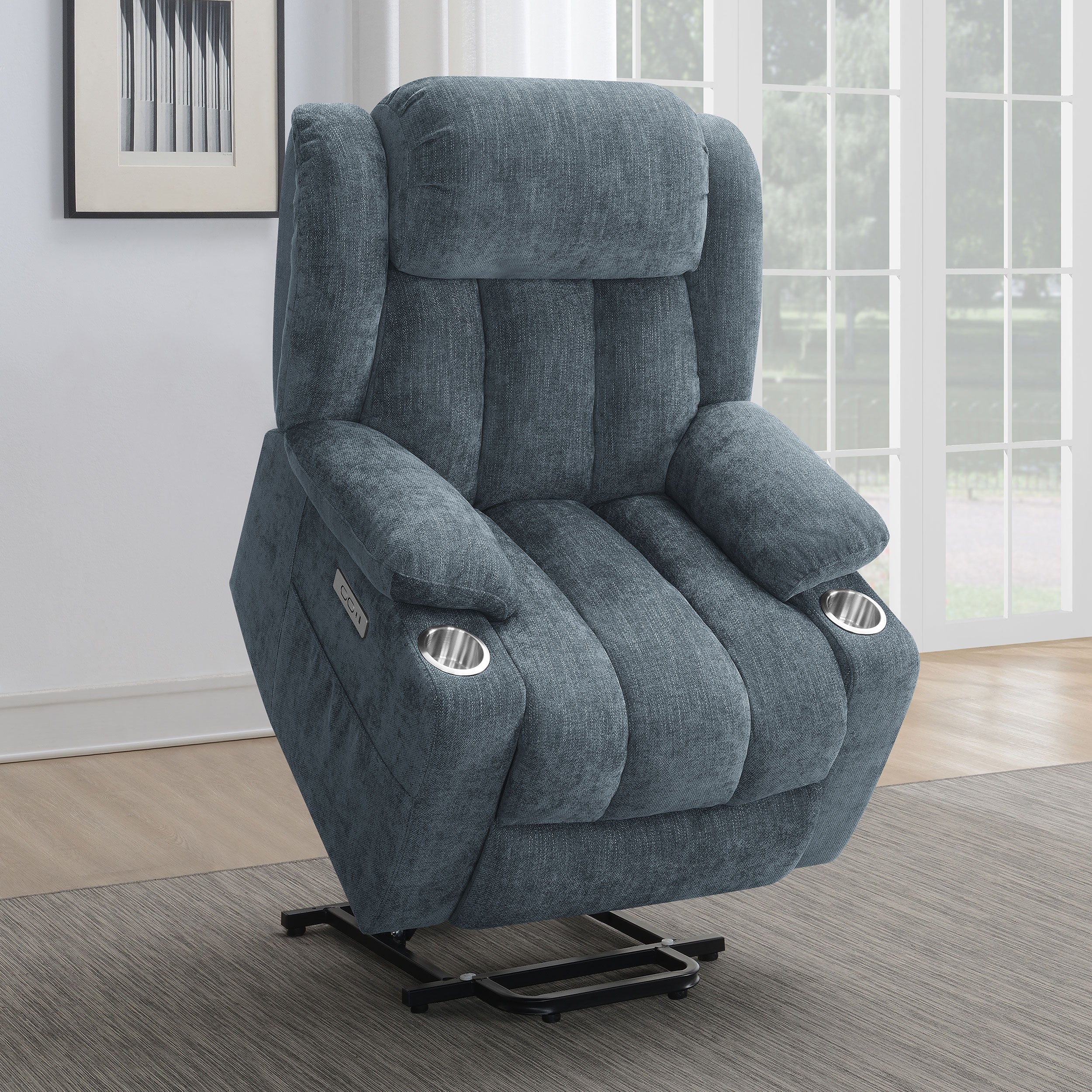 Houston Power Lift Recliner - Ideal Furniture (Fresno,CA)