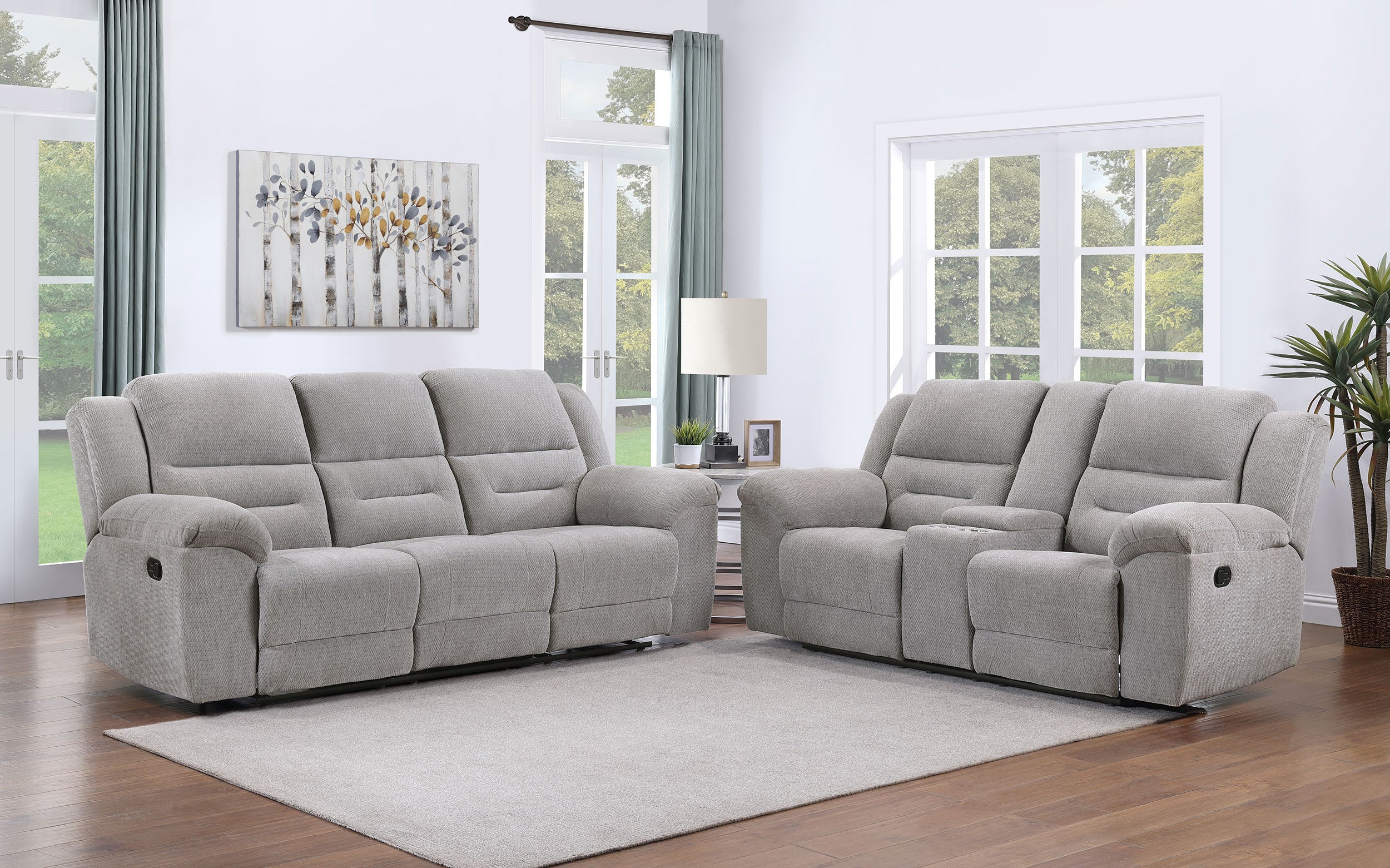 Gilson Reclining Sofa Set - Ideal Furniture (Fresno,CA)