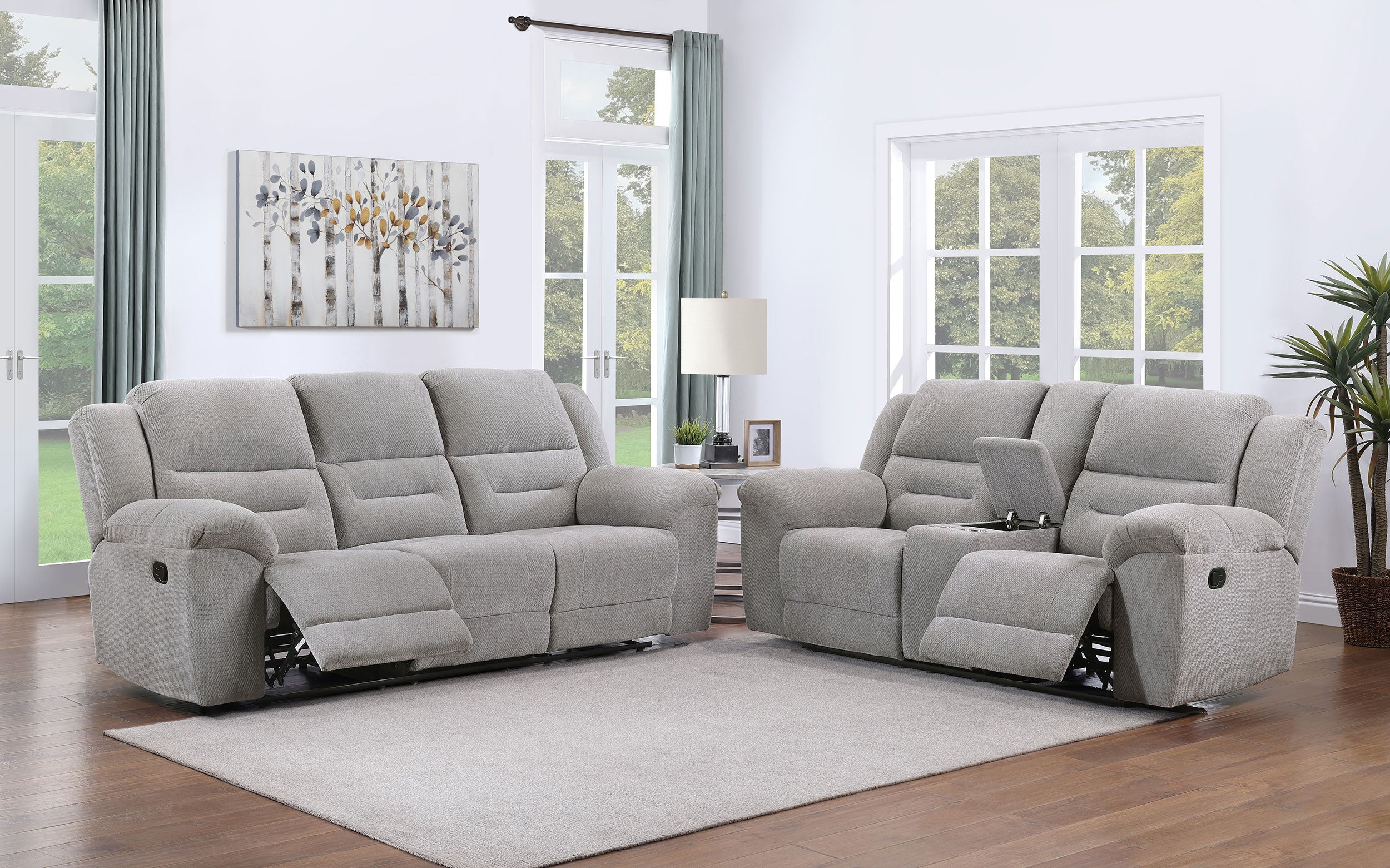 Gilson Reclining Sofa Set - Ideal Furniture (Fresno,CA)