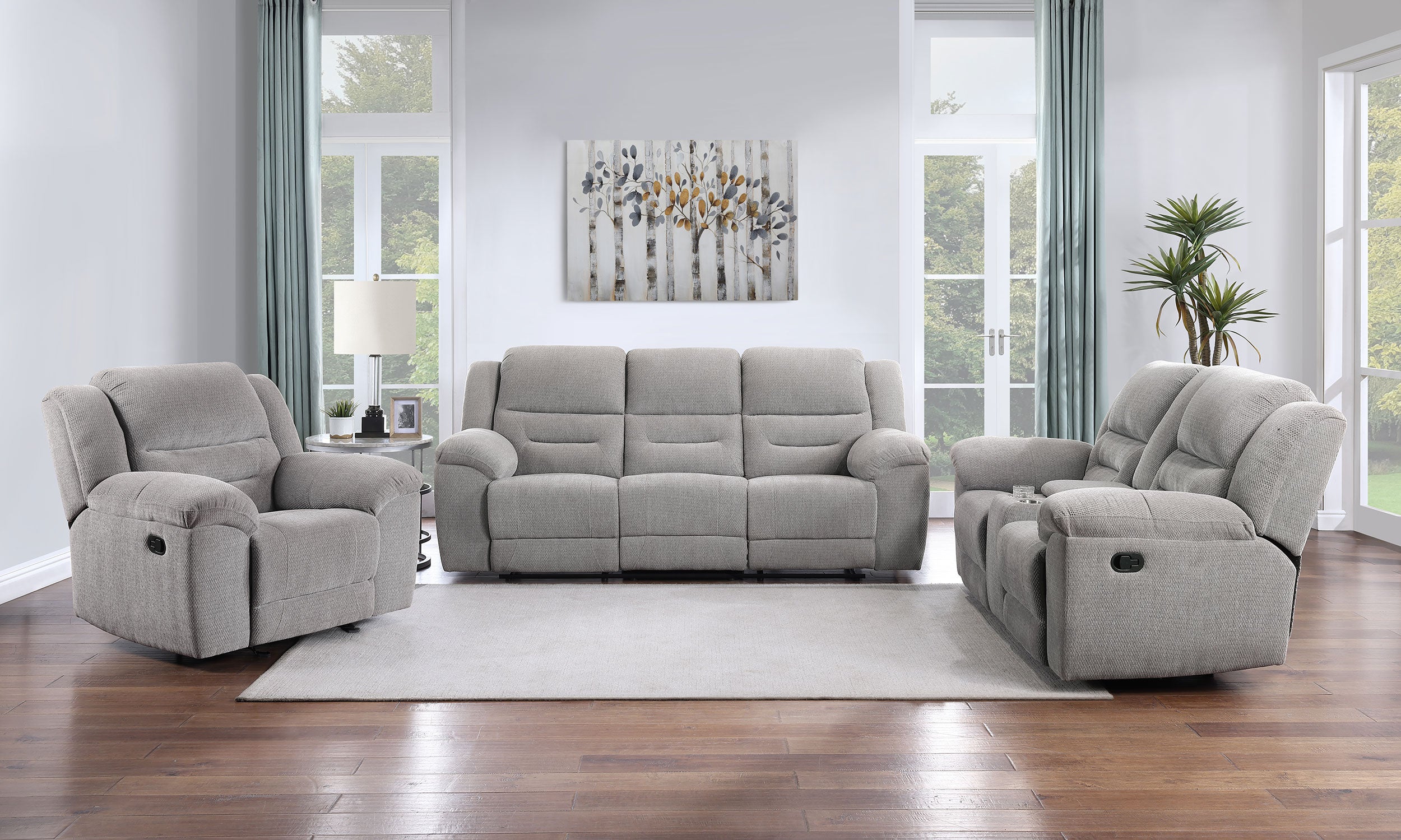 Gilson Reclining Sofa Set - Ideal Furniture (Fresno,CA)