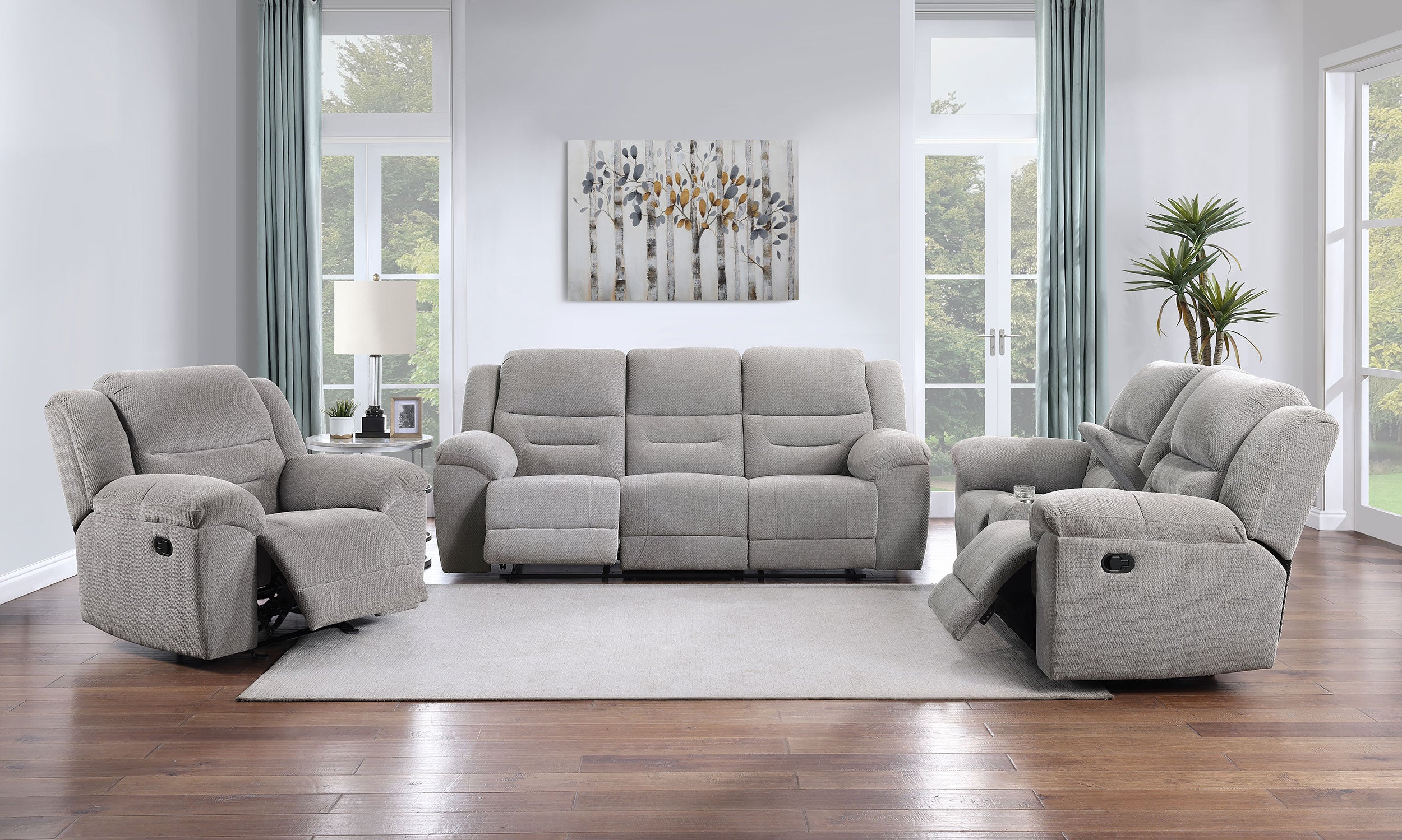 Gilson Reclining Sofa Set - Ideal Furniture (Fresno,CA)