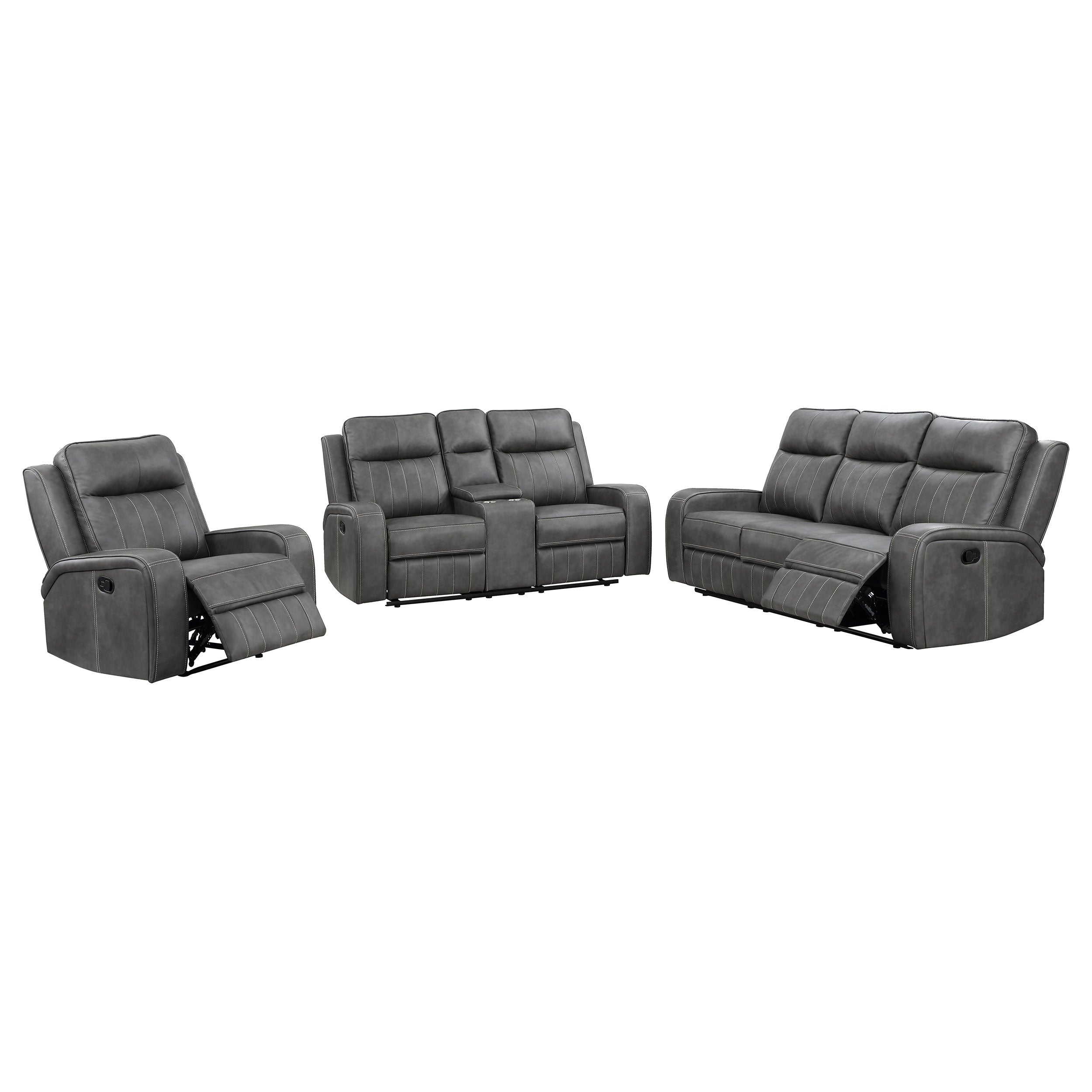 Raelynn Reclining Sofa Set - Ideal Furniture (Fresno,CA)
