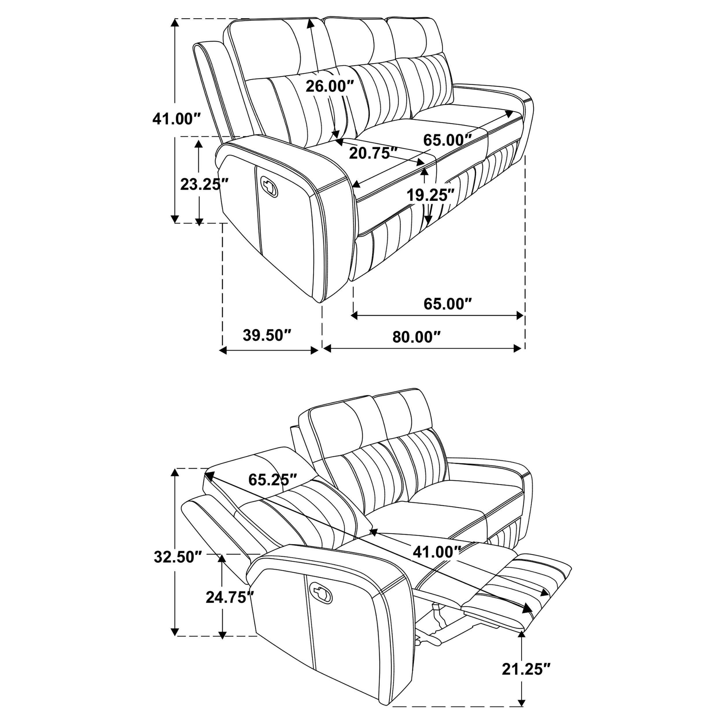 Raelynn Reclining Sofa Set - Ideal Furniture (Fresno,CA)