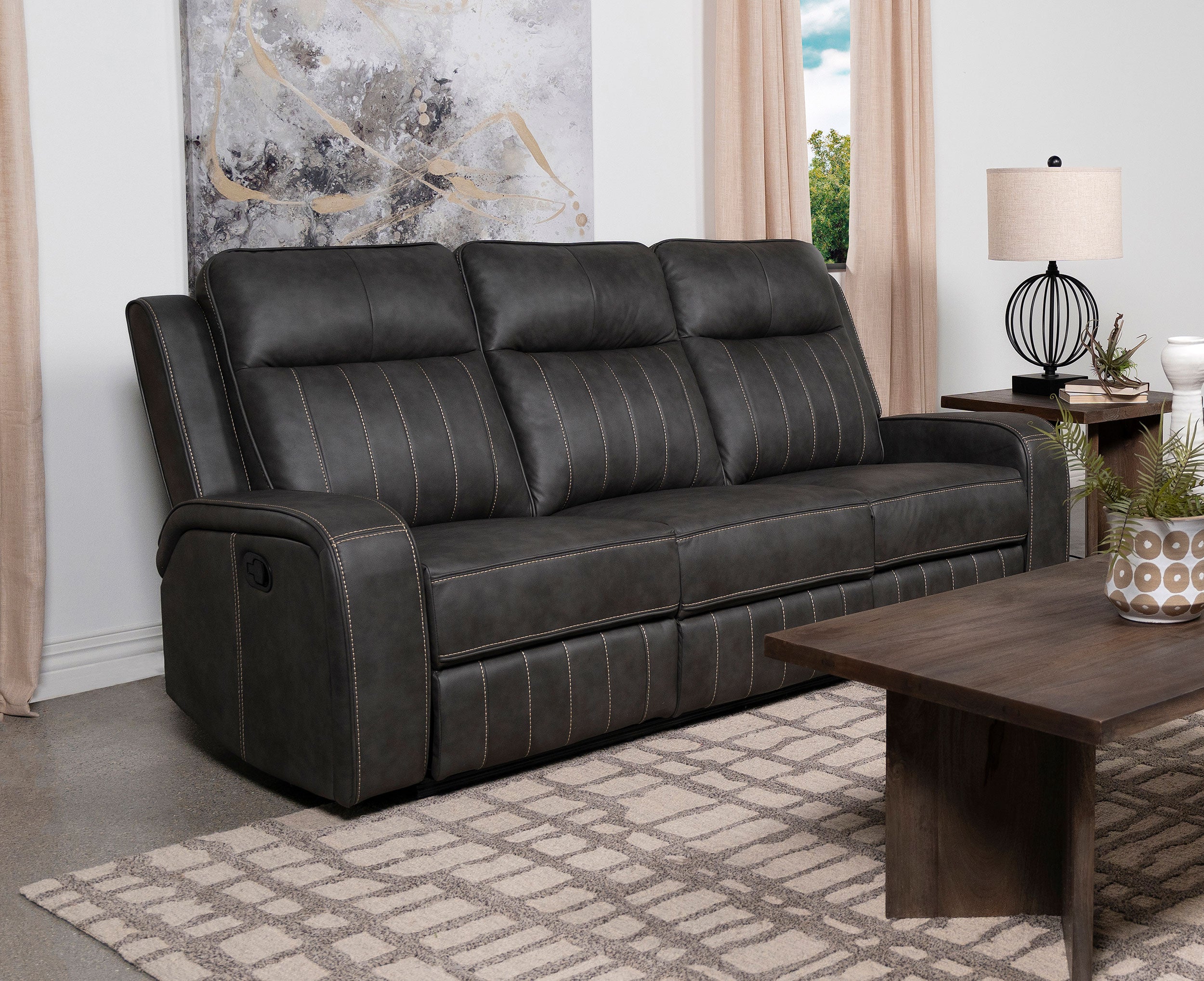 Raelynn Reclining Sofa - Ideal Furniture (Fresno,CA)