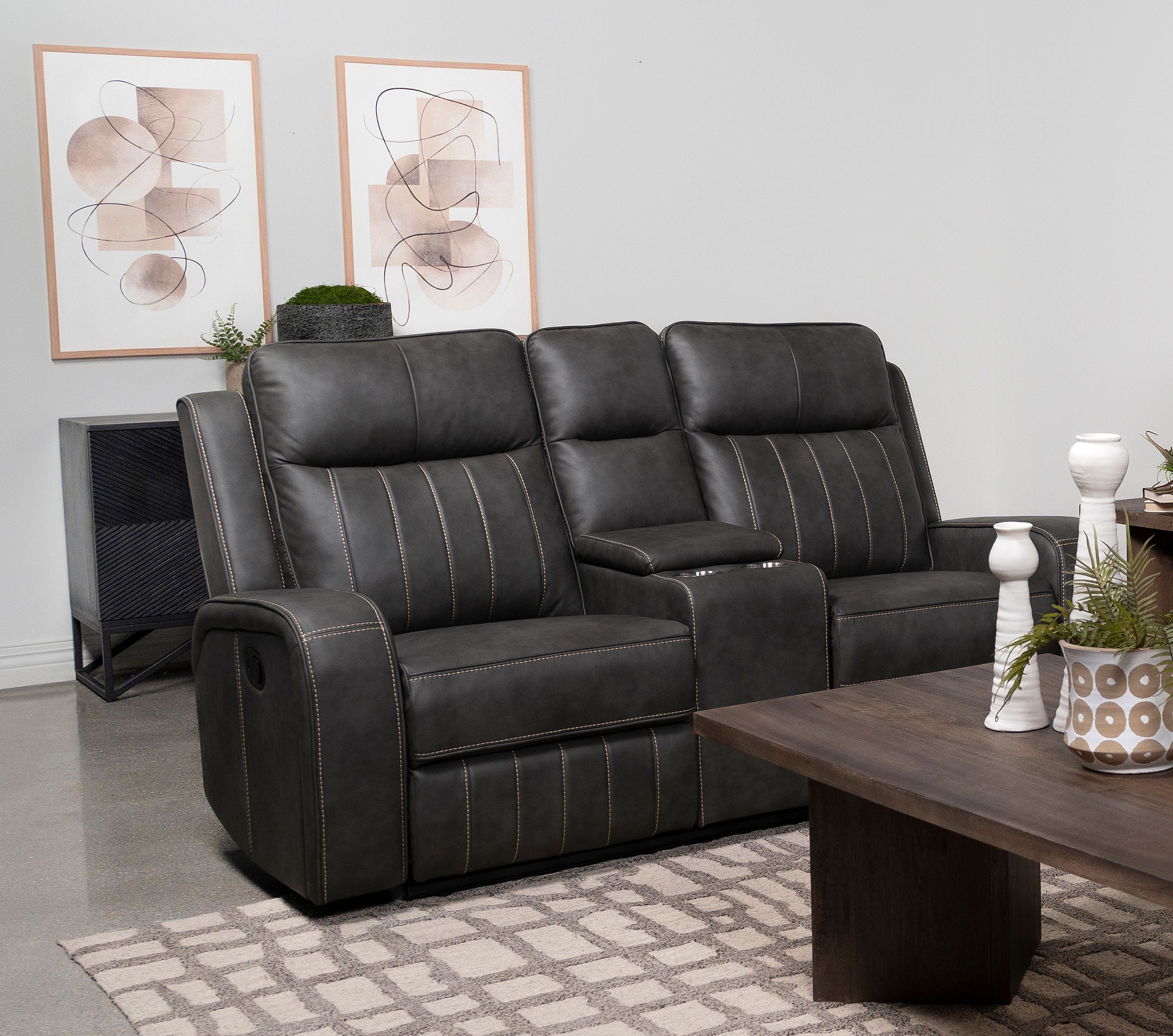 Raelynn Reclining Loveseat - Ideal Furniture (Fresno,CA)