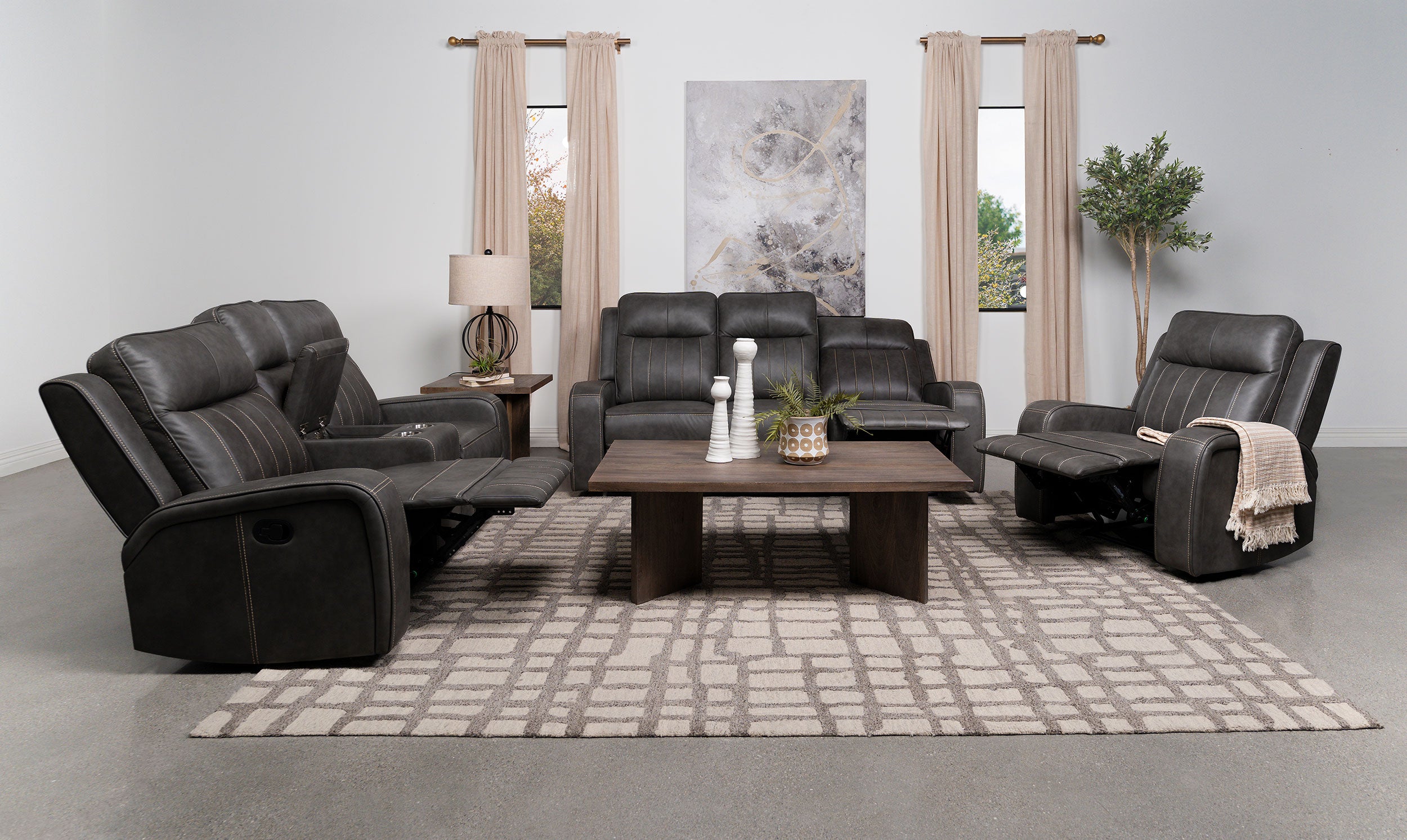 Raelynn Reclining Loveseat - Ideal Furniture (Fresno,CA)