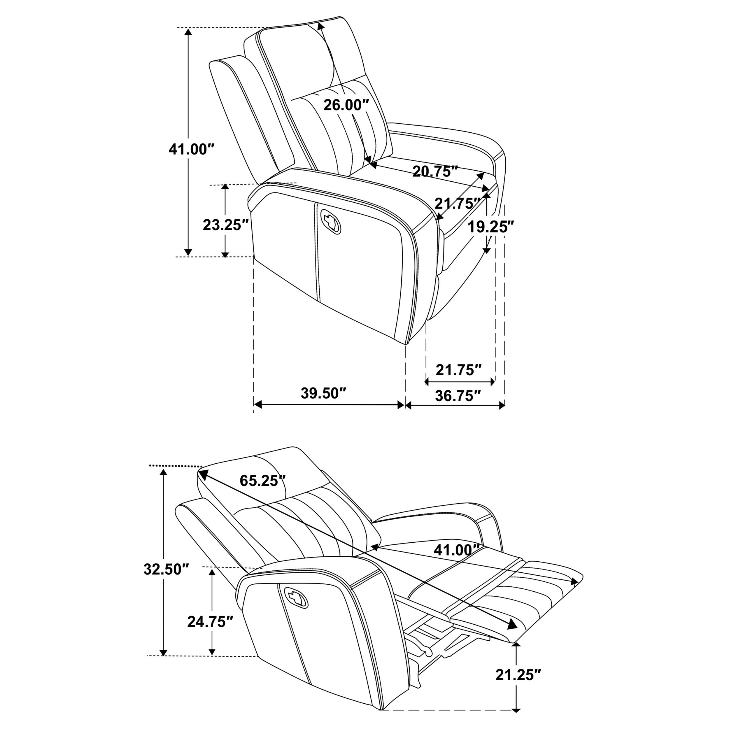 Raelynn Recliner - Ideal Furniture (Fresno,CA)