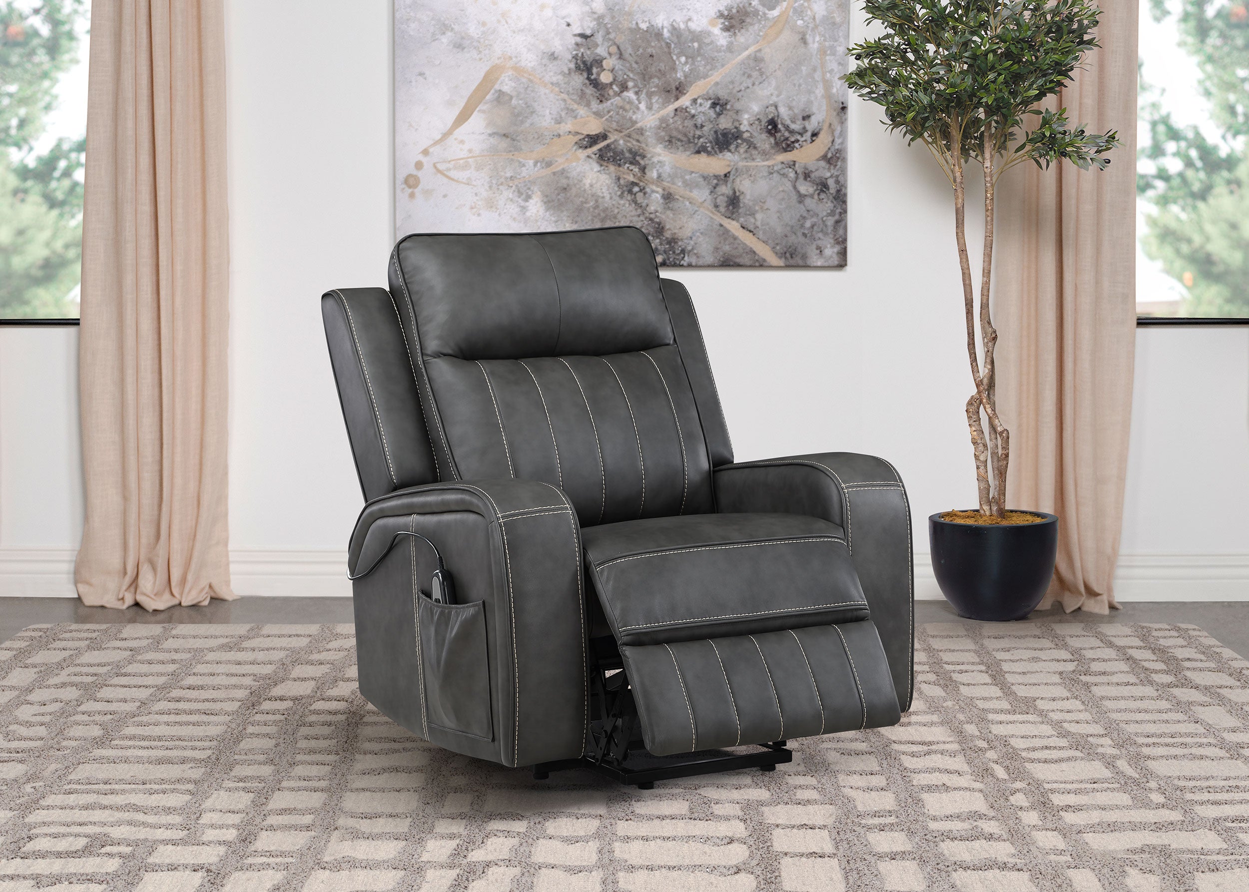 Raelynn Power Lift Recliner - Ideal Furniture (Fresno,CA)