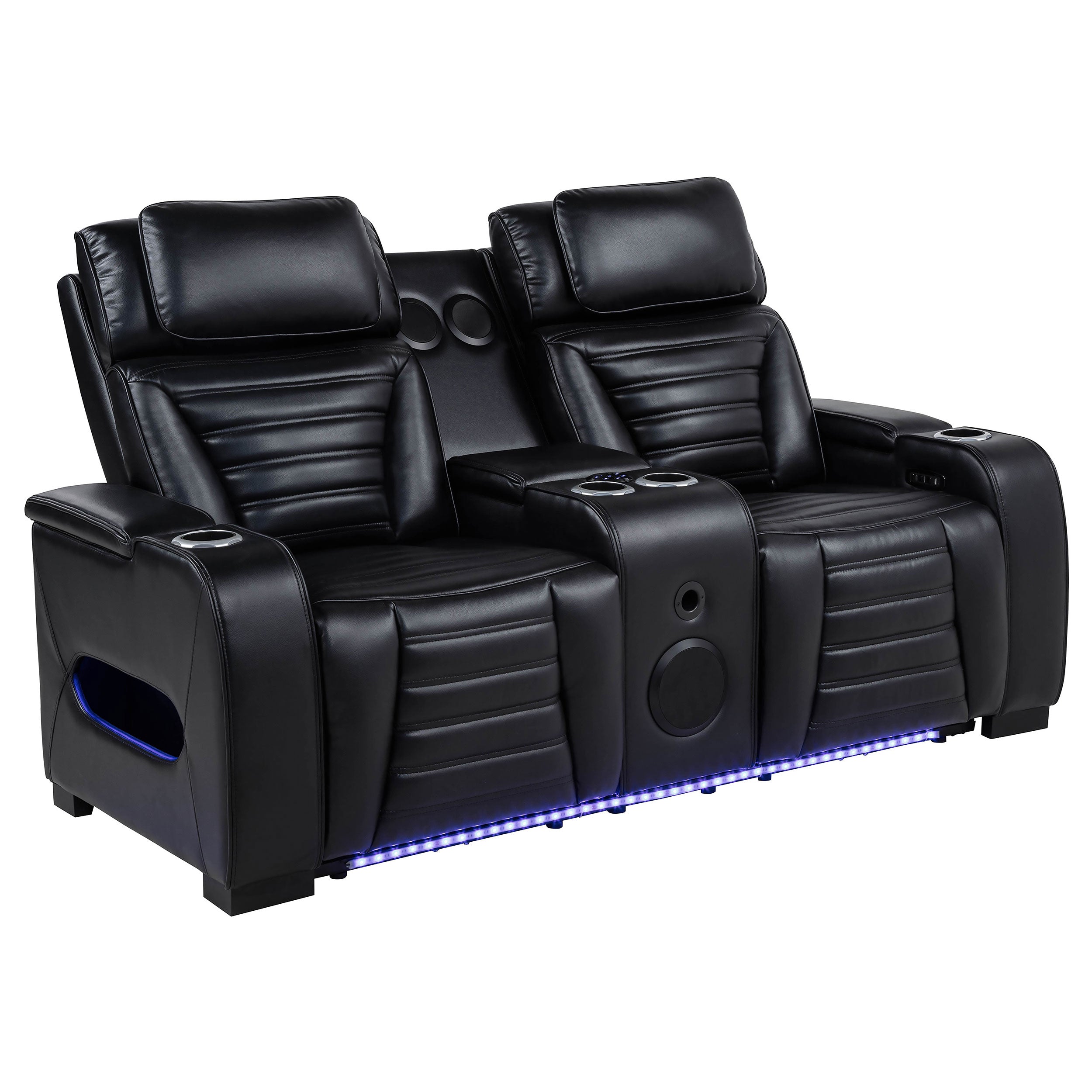 Zuma Dual Power Reclining Loveseat - Ideal Furniture (Fresno,CA)