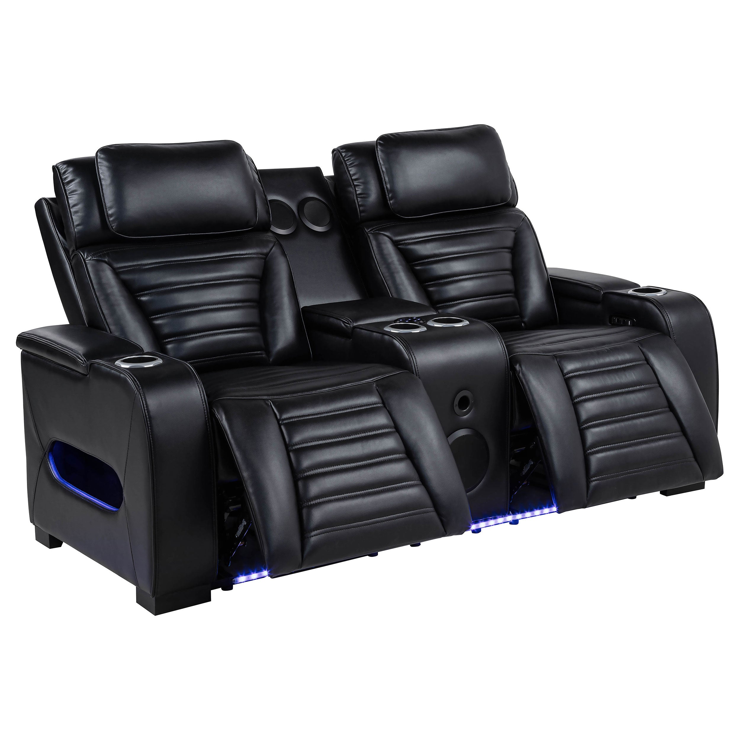 Zuma Dual Power Reclining Loveseat - Ideal Furniture (Fresno,CA)