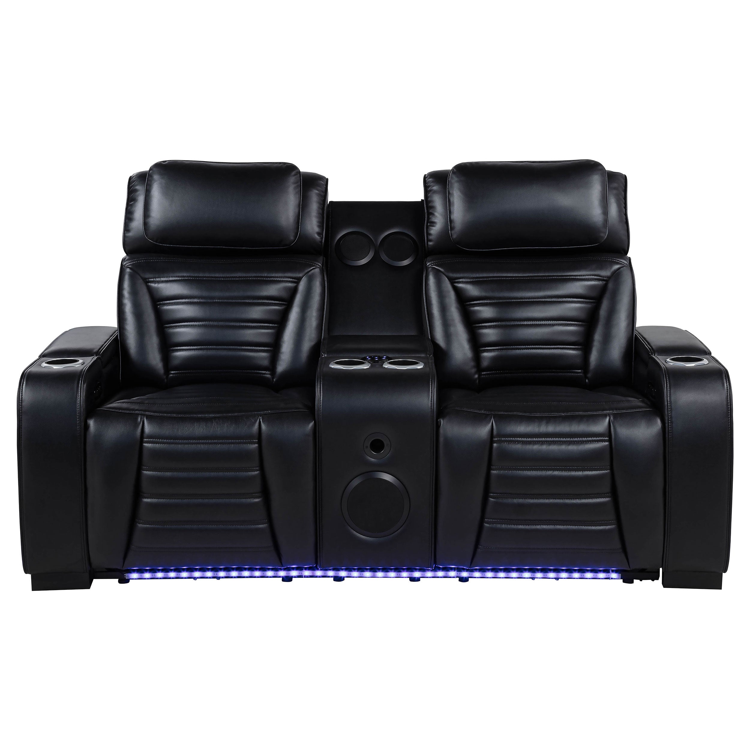 Zuma Dual Power Reclining Loveseat - Ideal Furniture (Fresno,CA)
