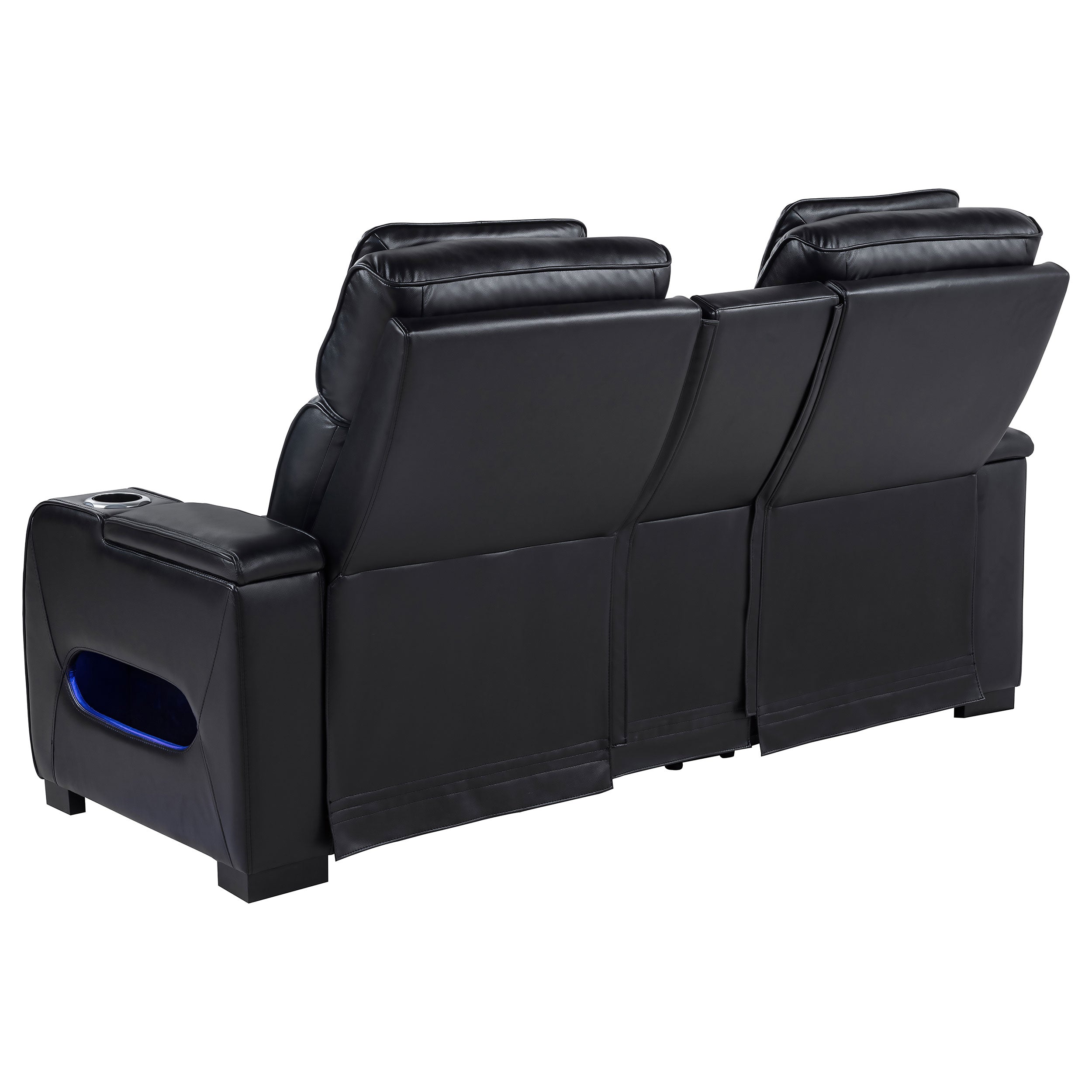 Zuma Dual Power Reclining Loveseat - Ideal Furniture (Fresno,CA)