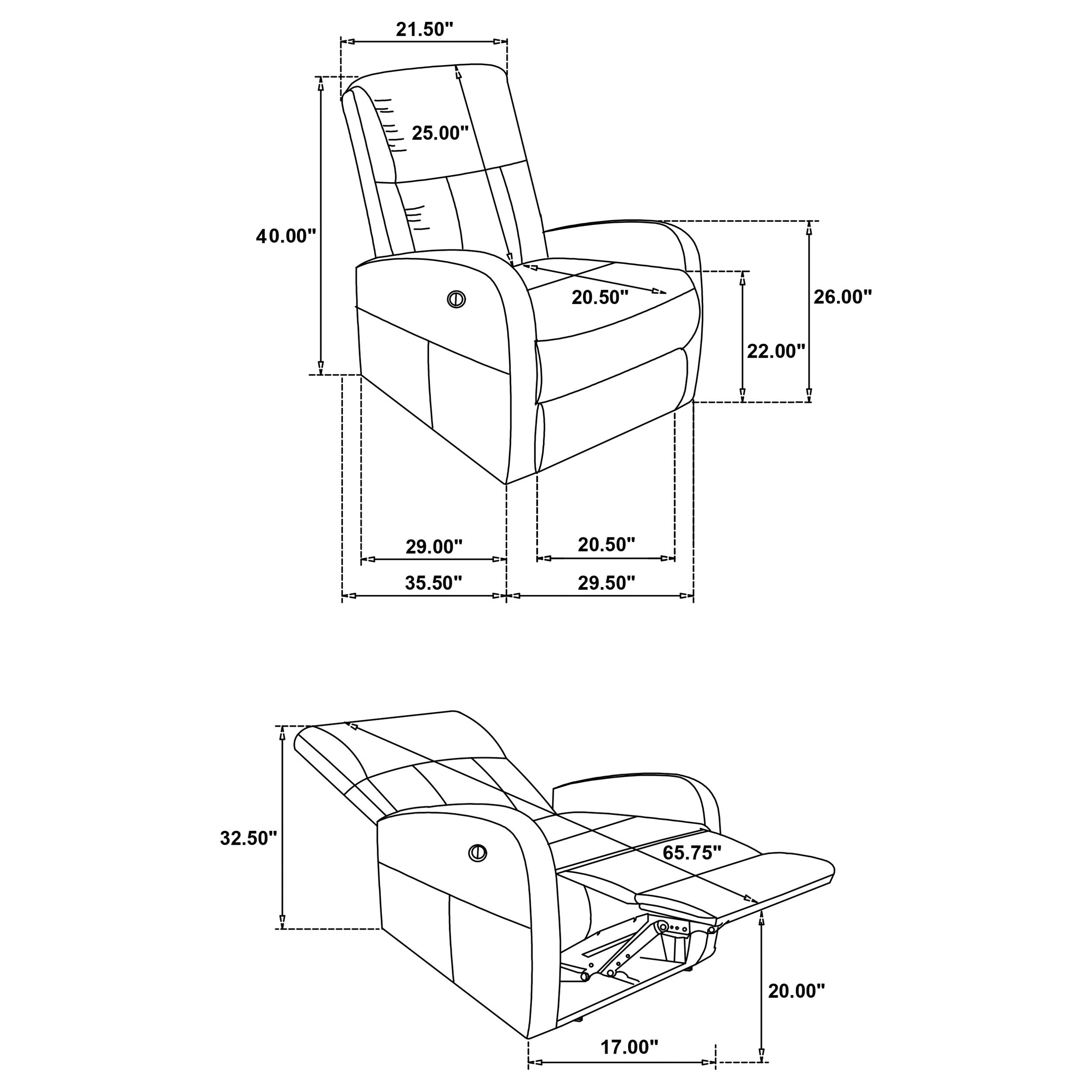 Grant Power Recliner - Ideal Furniture (Fresno,CA)