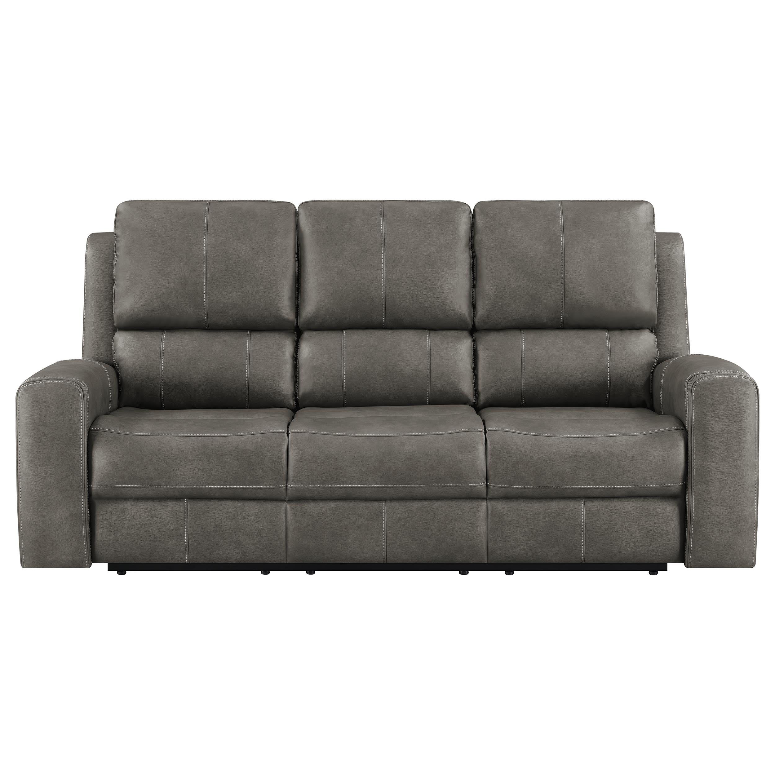 Brickston Triple Power Reclining Sofa - Ideal Furniture (Fresno,CA)
