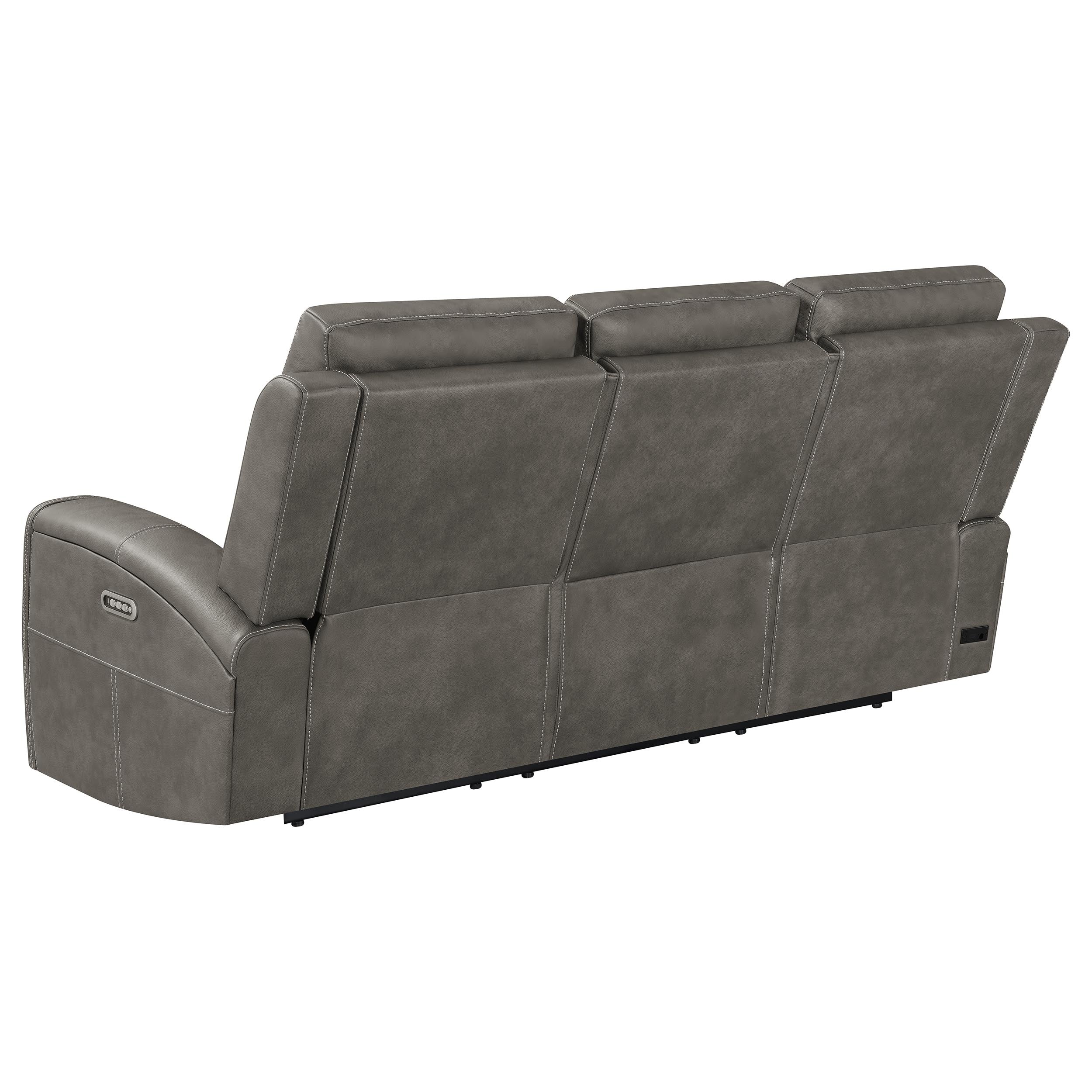 Brickston Triple Power Reclining Sofa - Ideal Furniture (Fresno,CA)
