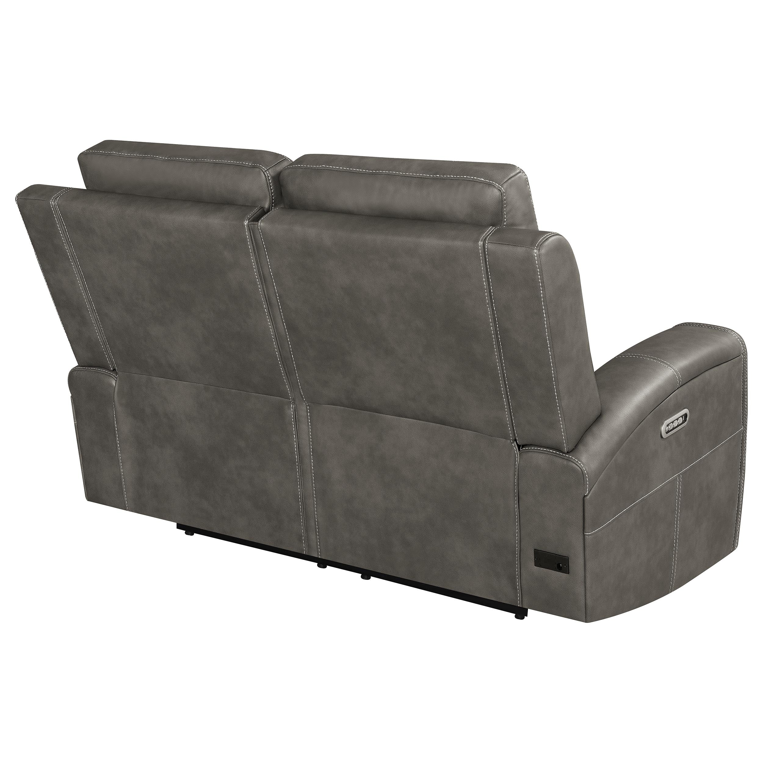 Brickston Triple Power Reclining Loveseat - Ideal Furniture (Fresno,CA)