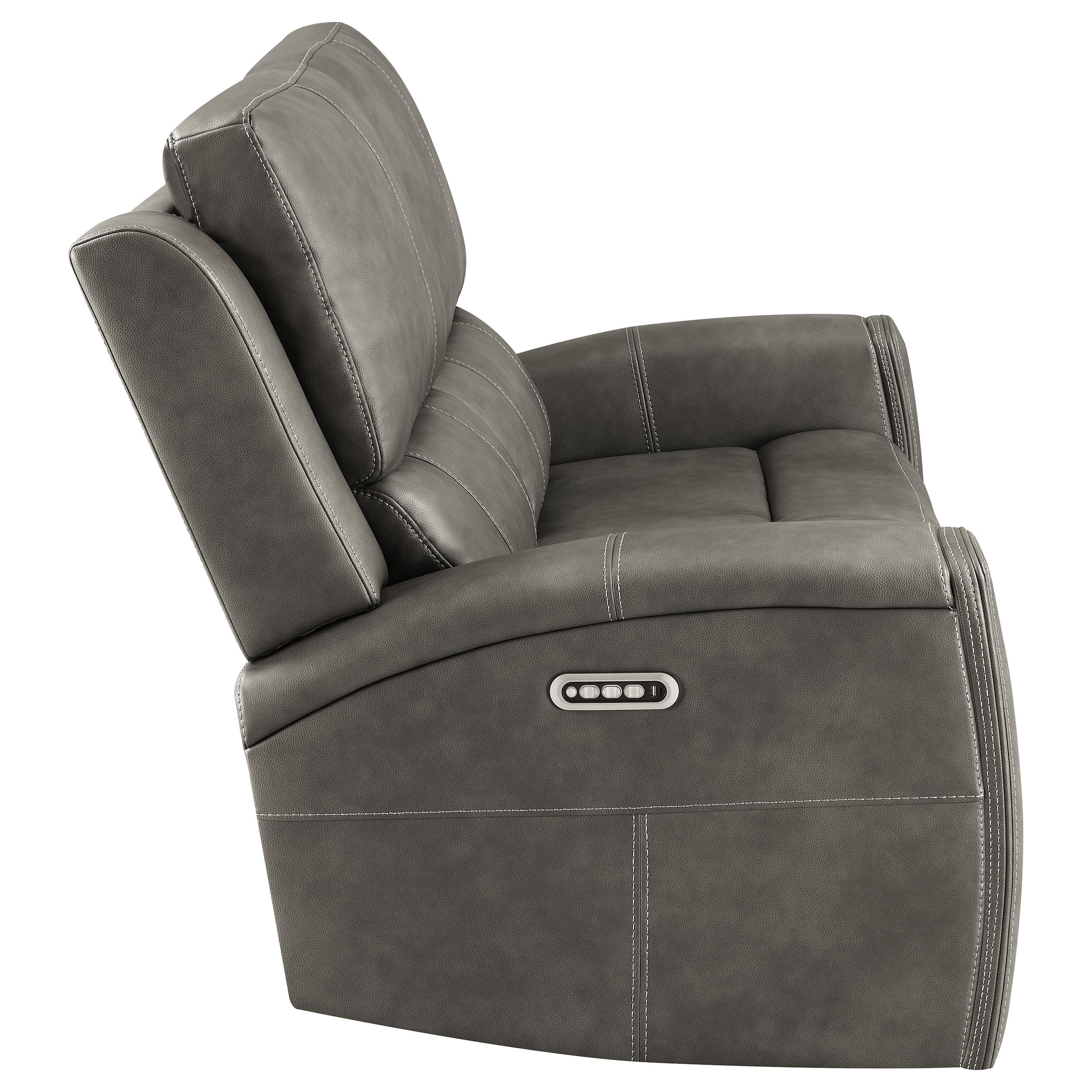 Brickston Triple Power Reclining Loveseat - Ideal Furniture (Fresno,CA)