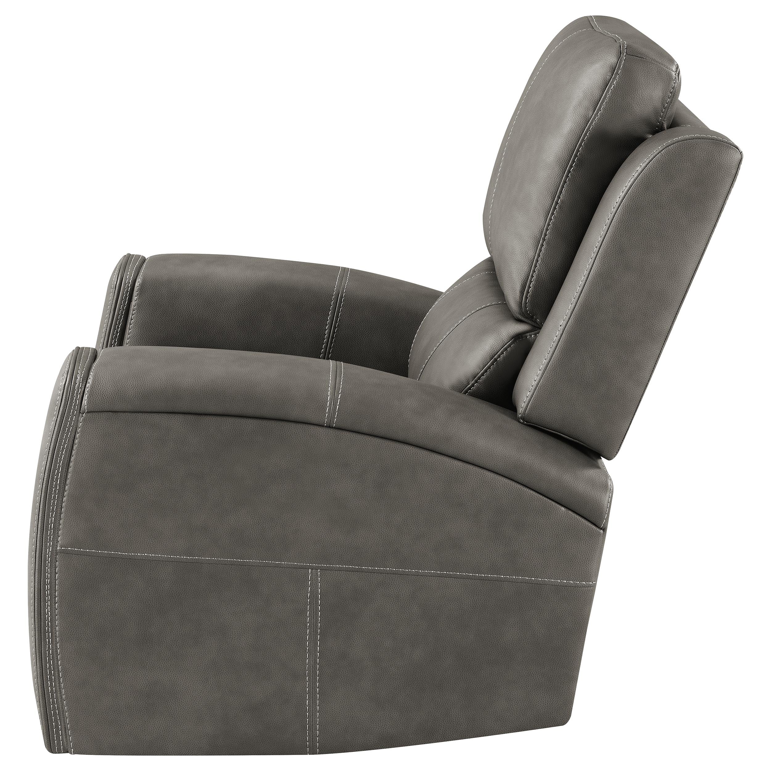 Brickston Triple Power Swivel Glider Recliner - Ideal Furniture (Fresno,CA)