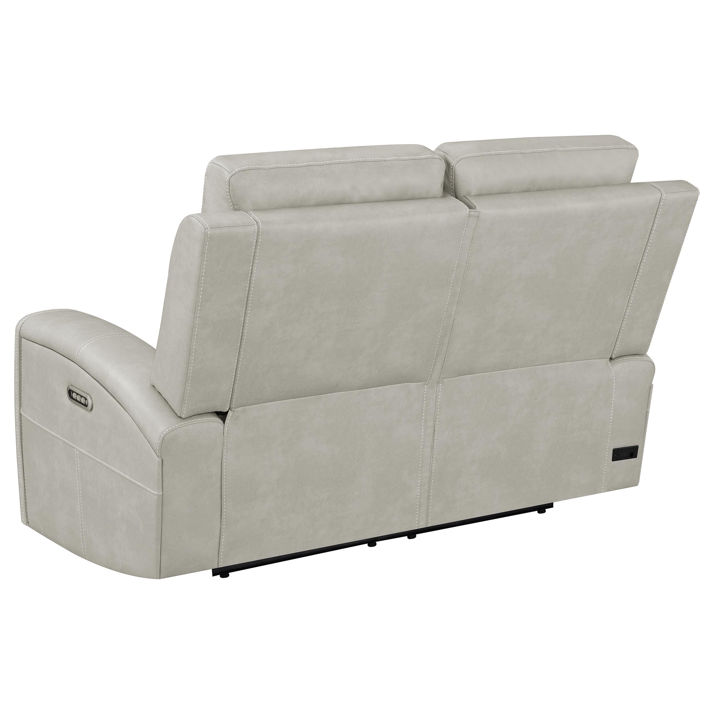 Brickston Triple Power Reclining Sofa Set - Ideal Furniture (Fresno,CA)