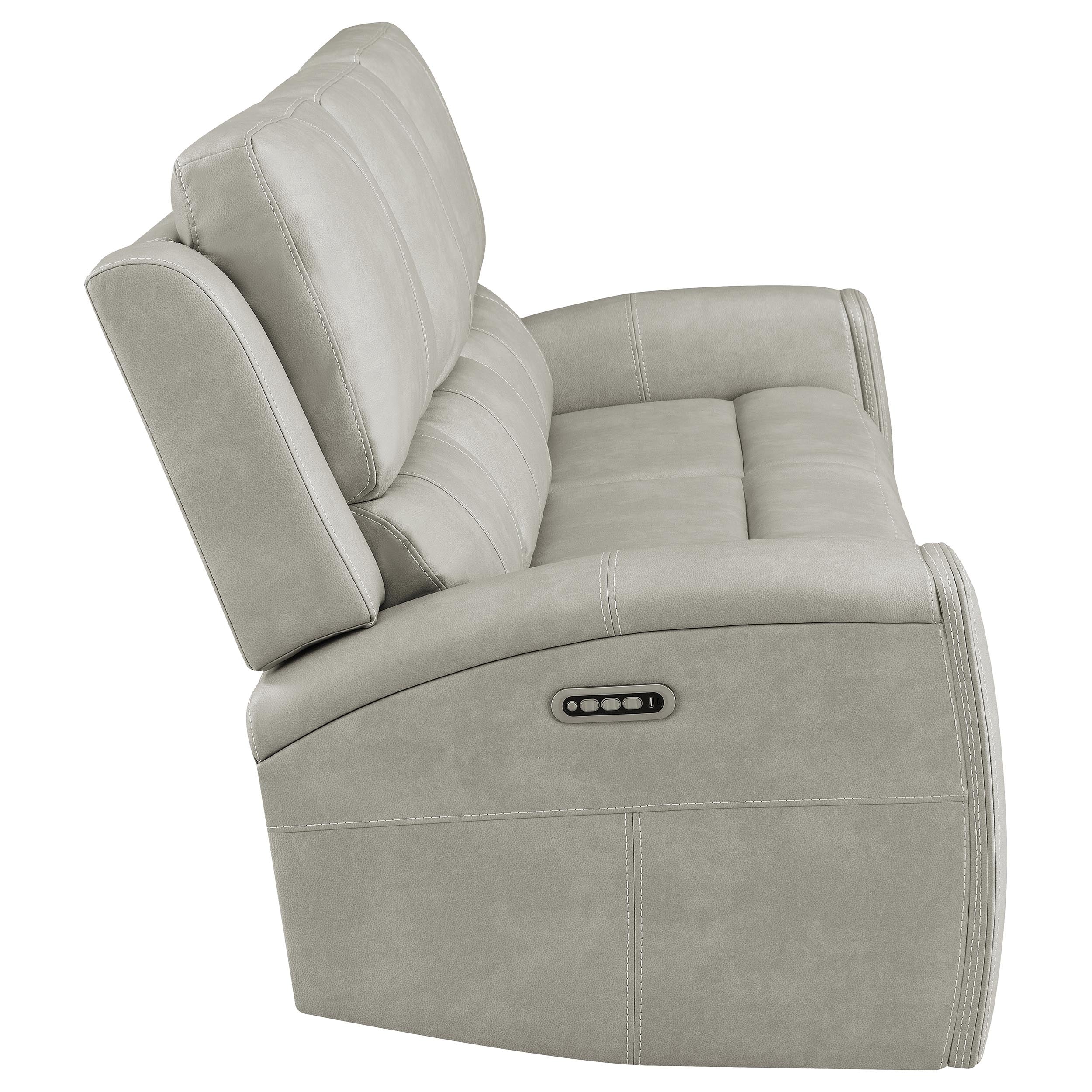 Brickston Triple Power Reclining Sofa - Ideal Furniture (Fresno,CA)