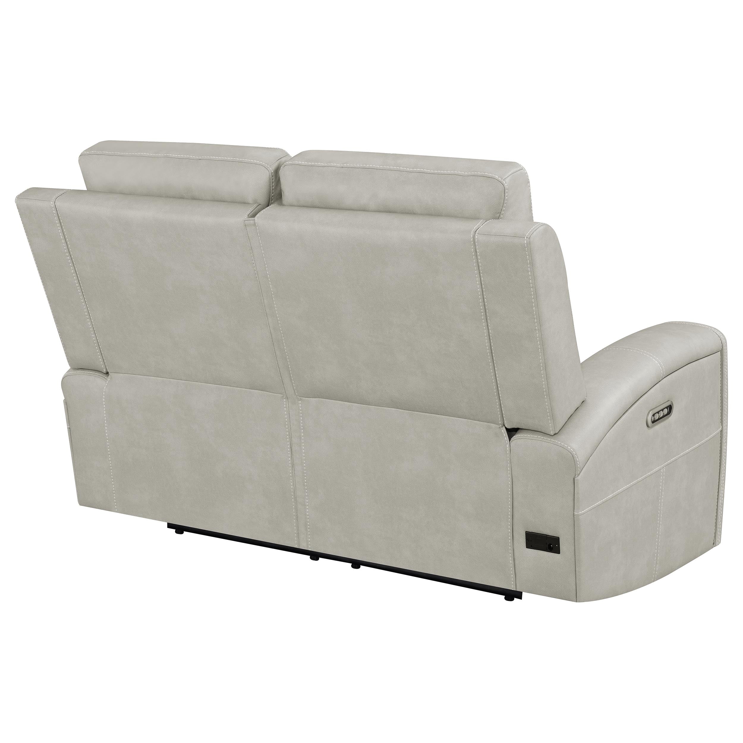 Brickston Triple Power Reclining Loveseat - Ideal Furniture (Fresno,CA)