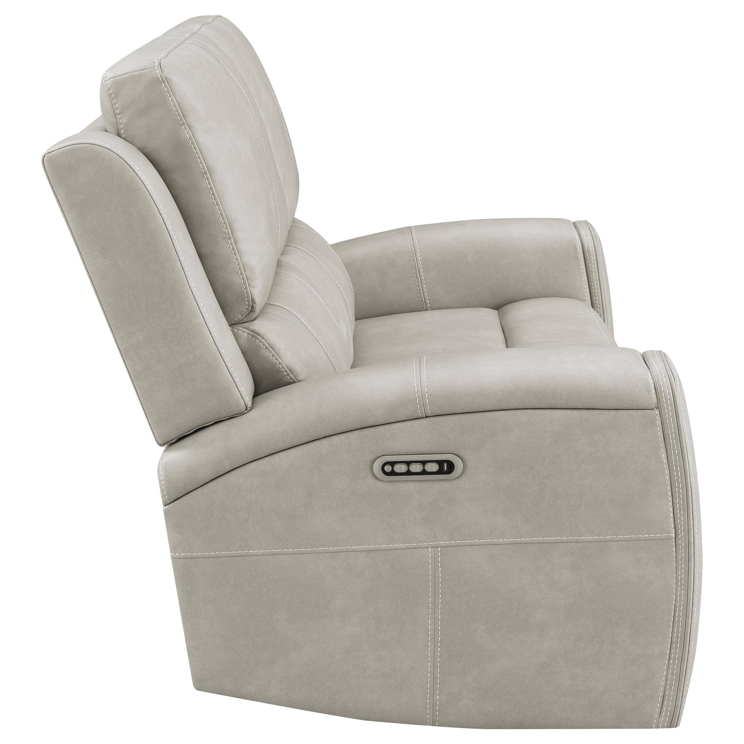 Brickston Triple Power Reclining Loveseat - Ideal Furniture (Fresno,CA)