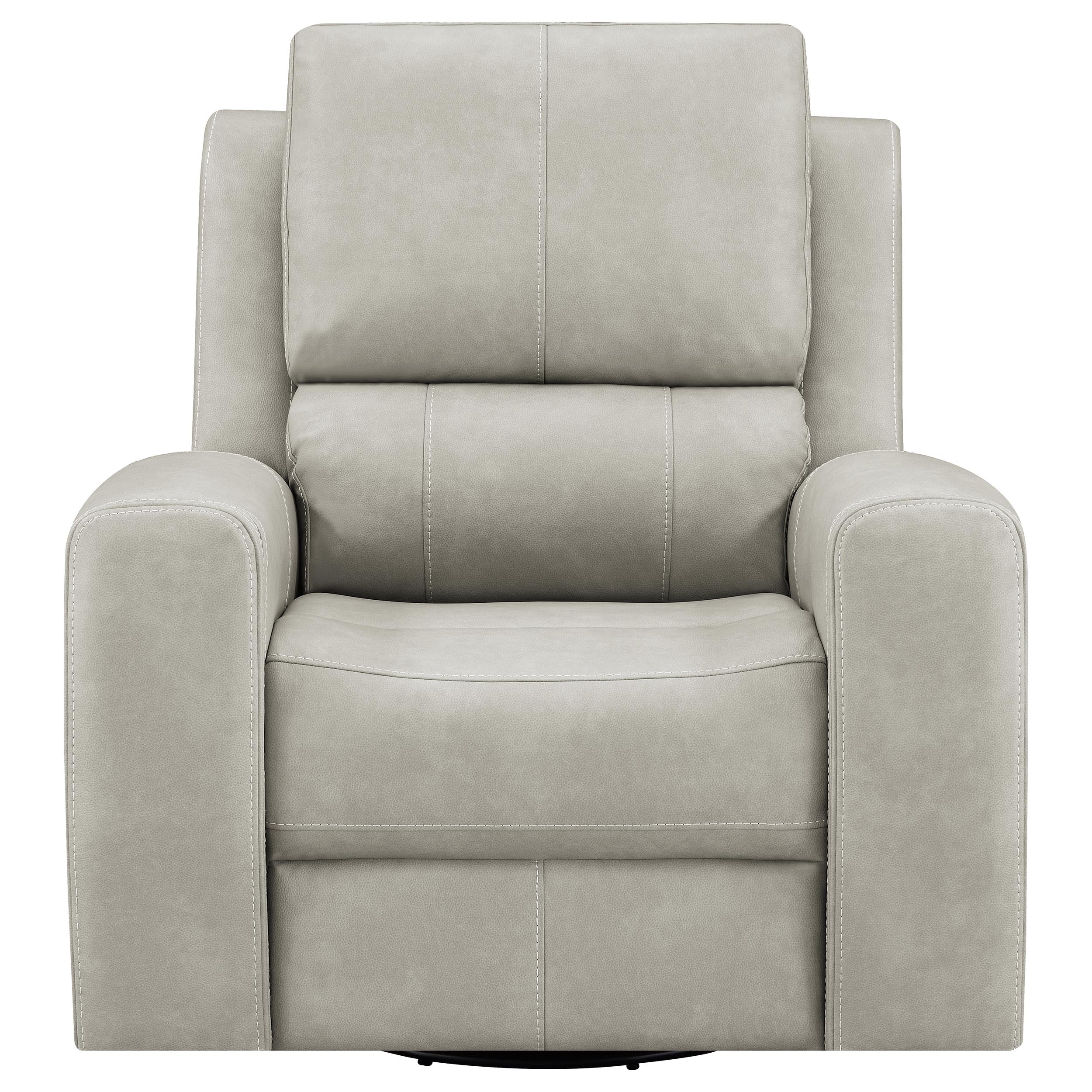 Brickston Triple Power Swivel Glider Recliner - Ideal Furniture (Fresno,CA)