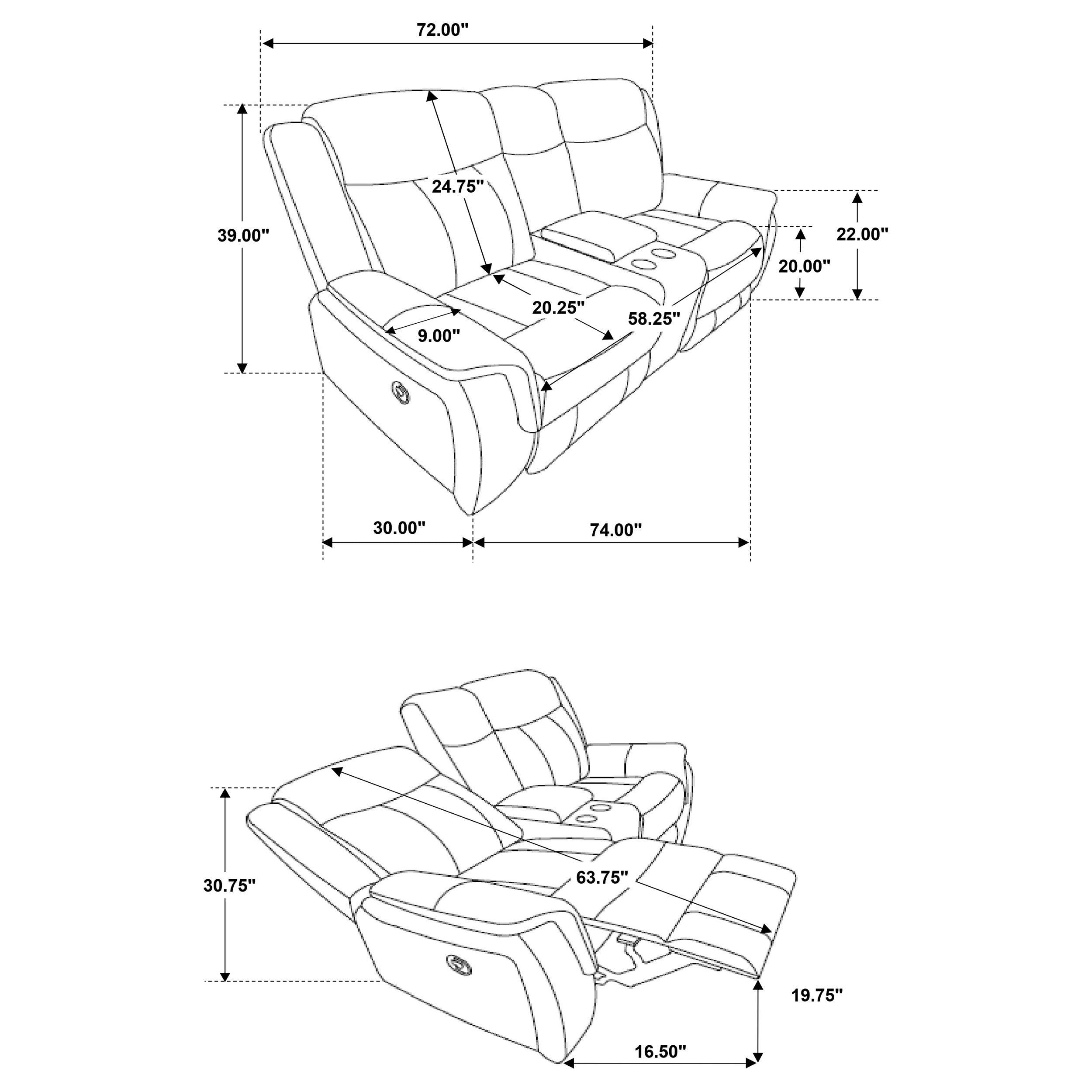 Lawrence Reclining Sofa Set - Ideal Furniture (Fresno,CA)