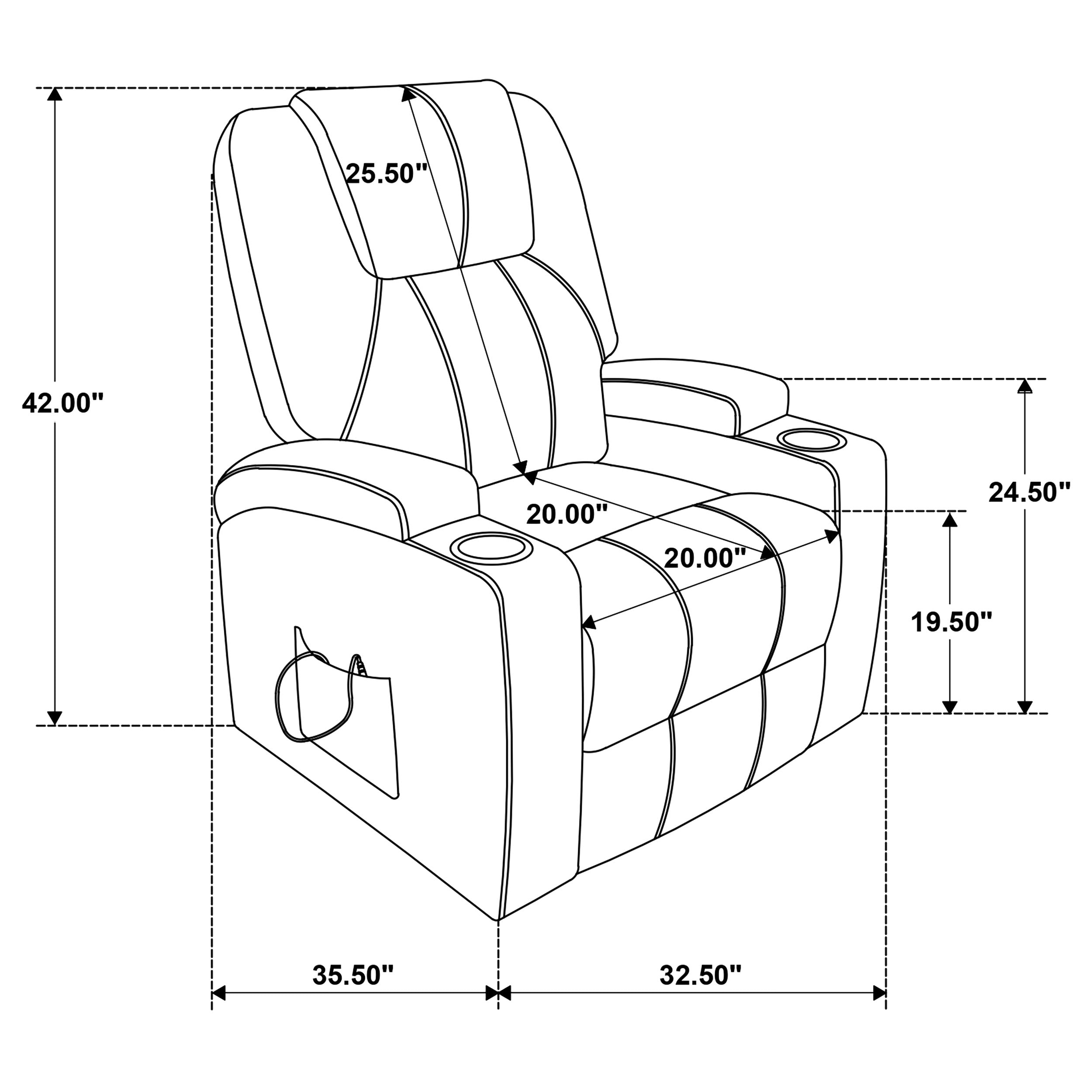 Armstrong Power Lift Massage Recliner - Ideal Furniture (Fresno,CA)