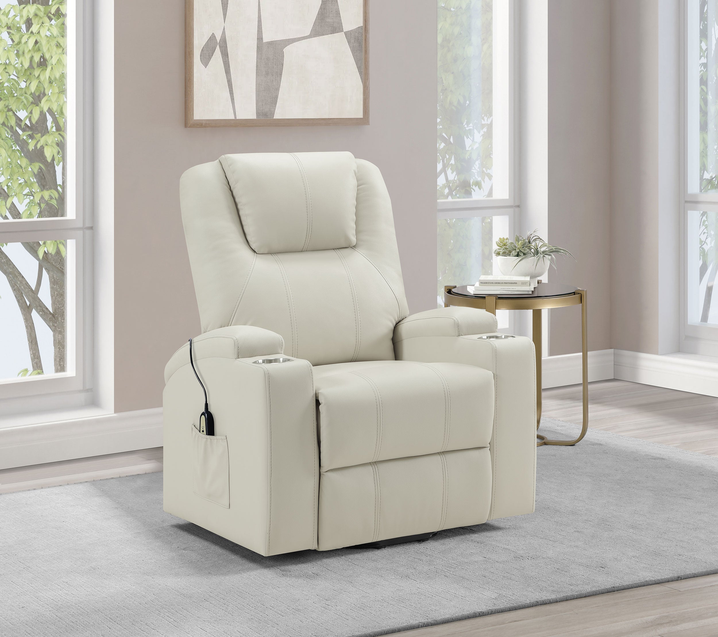 Armstrong Power Lift Massage Chair - Ideal Furniture (Fresno,CA)