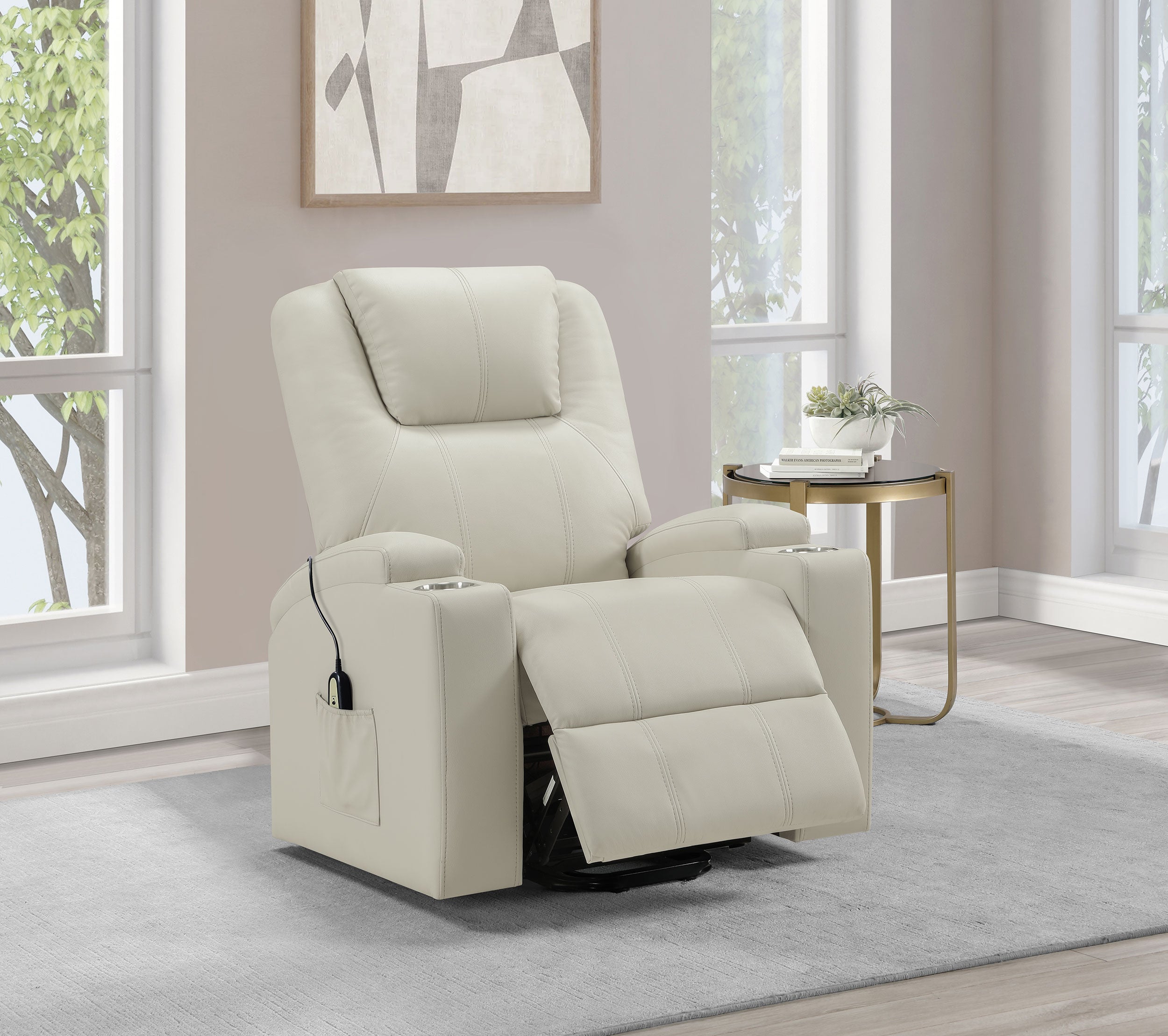 Armstrong Power Lift Massage Chair - Ideal Furniture (Fresno,CA)