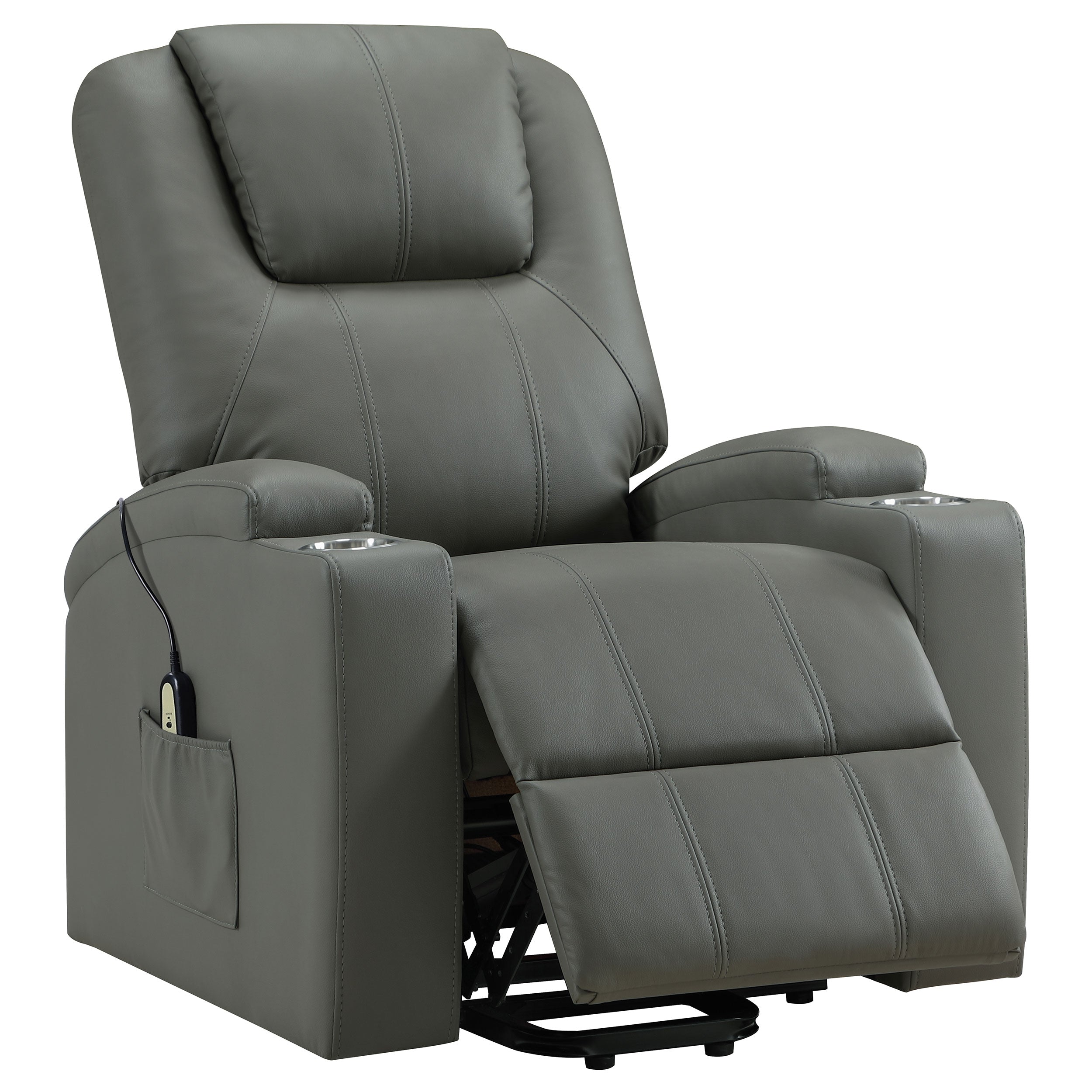 Armstrong Power Lift Massage Recliner - Ideal Furniture (Fresno,CA)