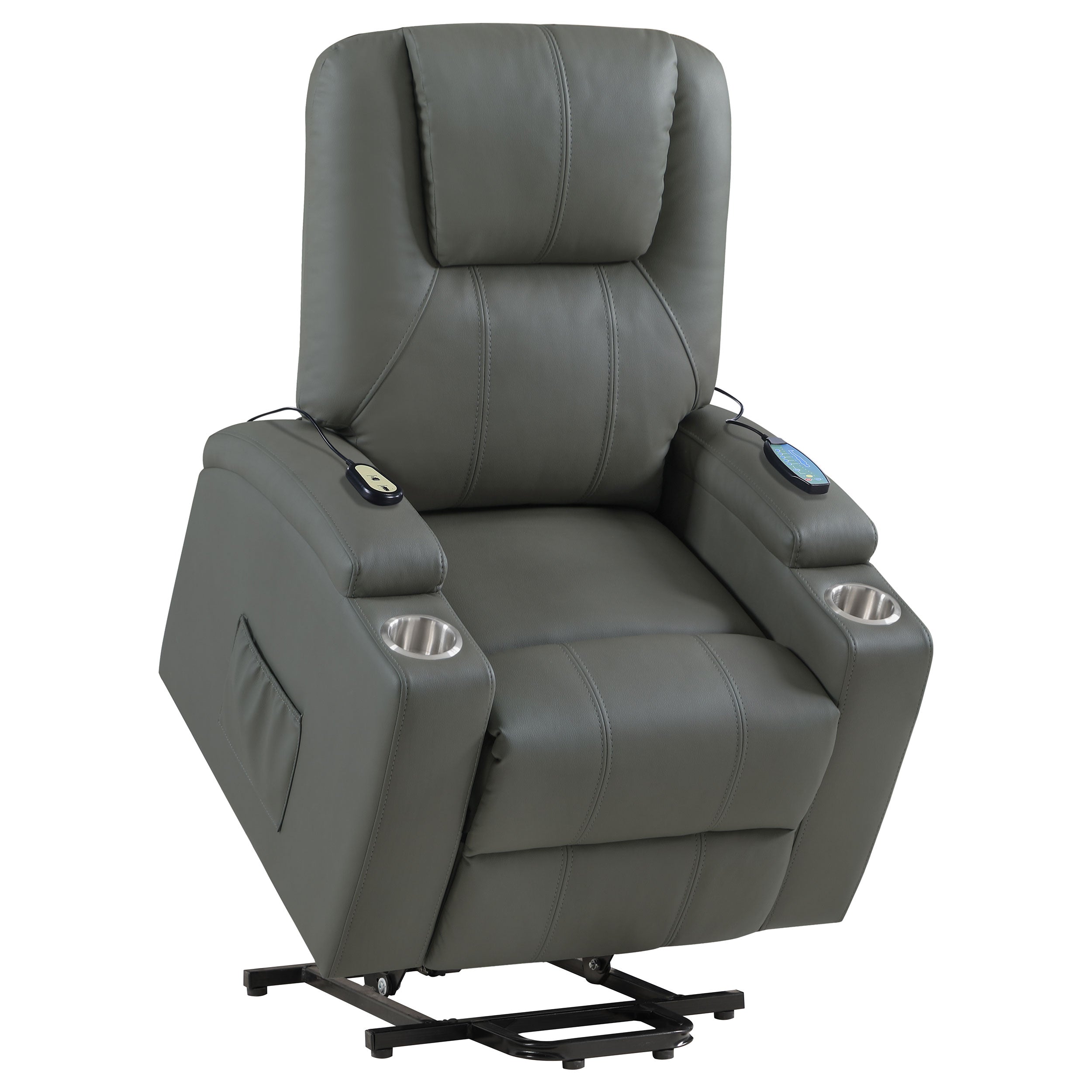 Armstrong Power Lift Massage Recliner - Ideal Furniture (Fresno,CA)