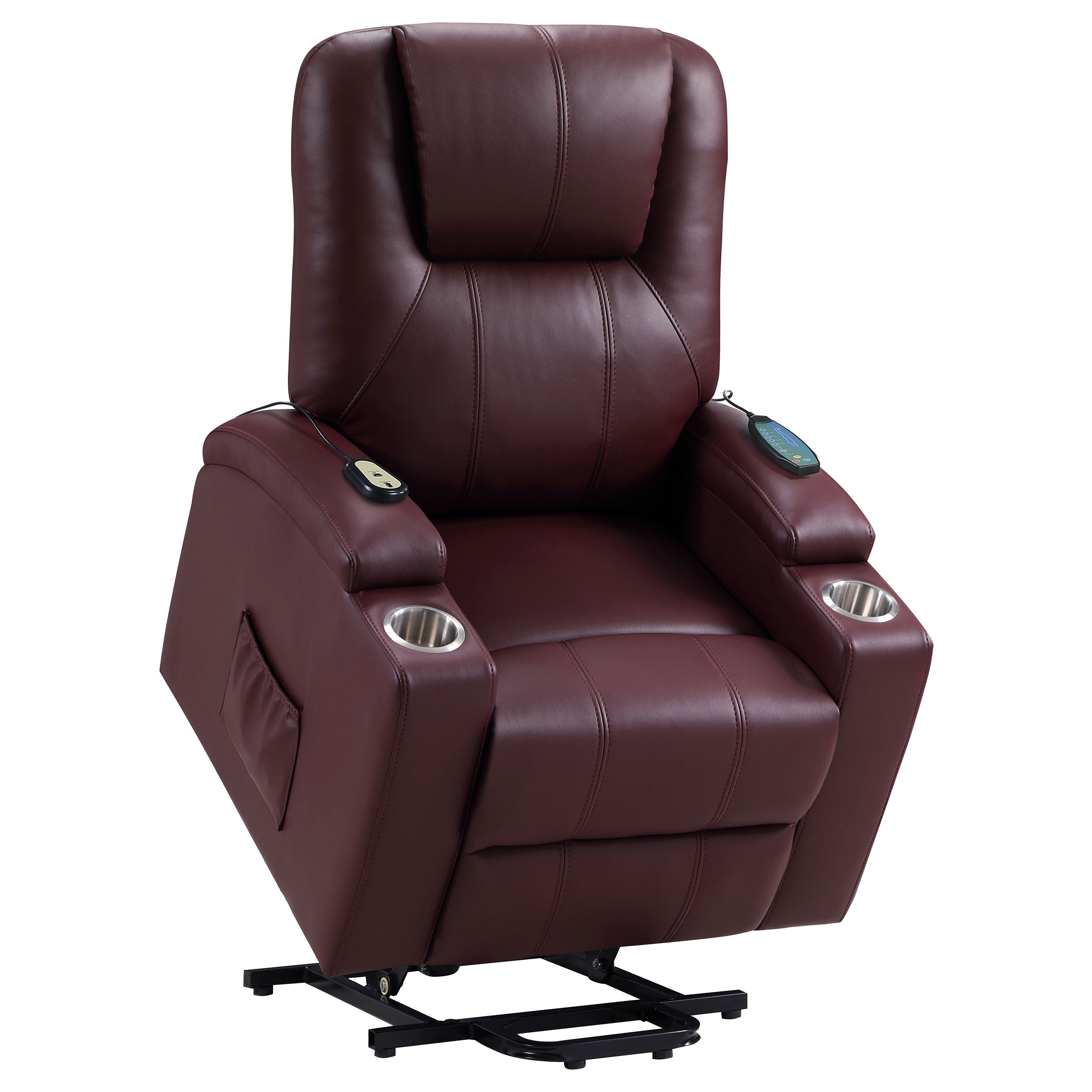 Armstrong Power Lift Massage Recliner - Ideal Furniture (Fresno,CA)