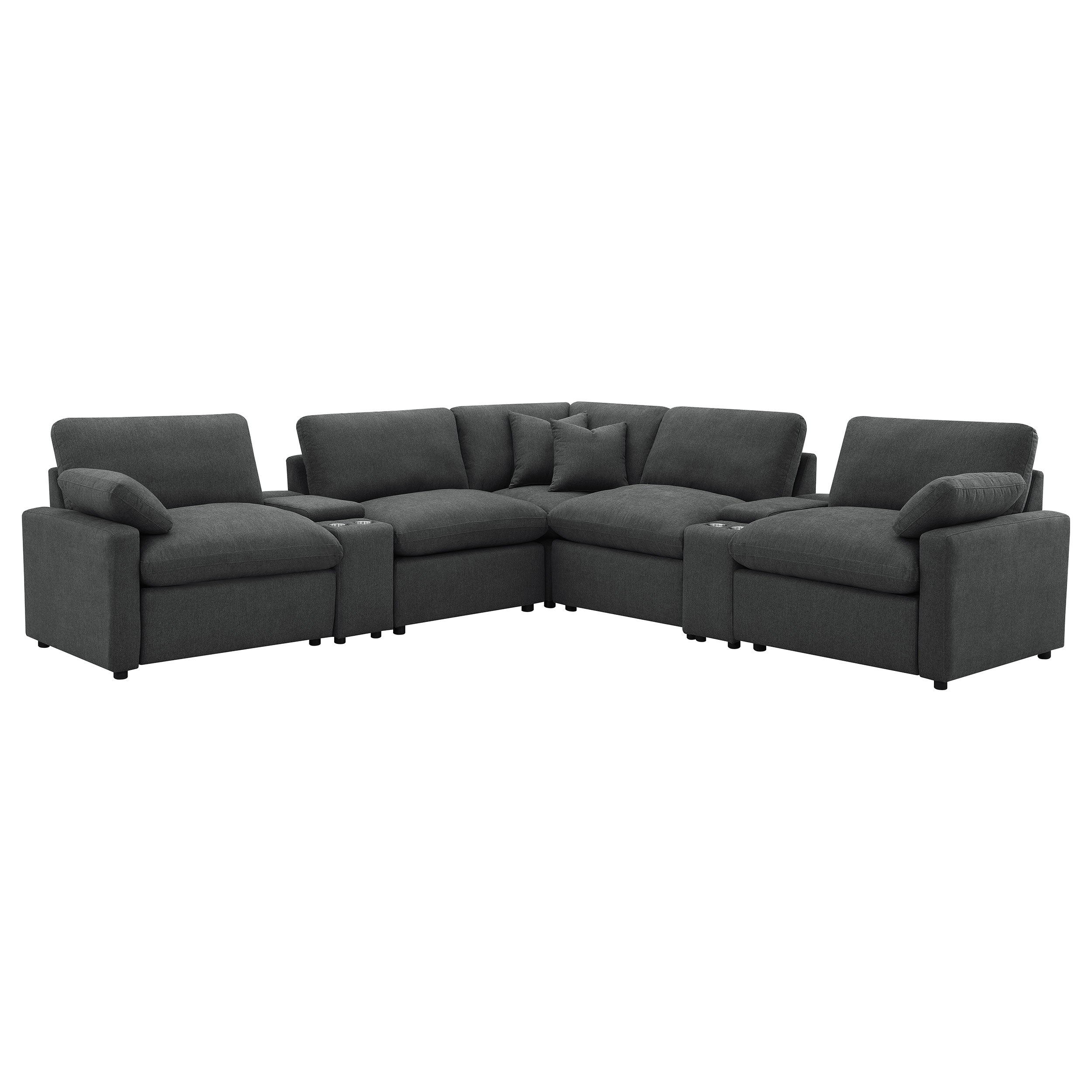 Collins Modular Power Reclining Sectional Sofa - Ideal Furniture (Fresno,CA)