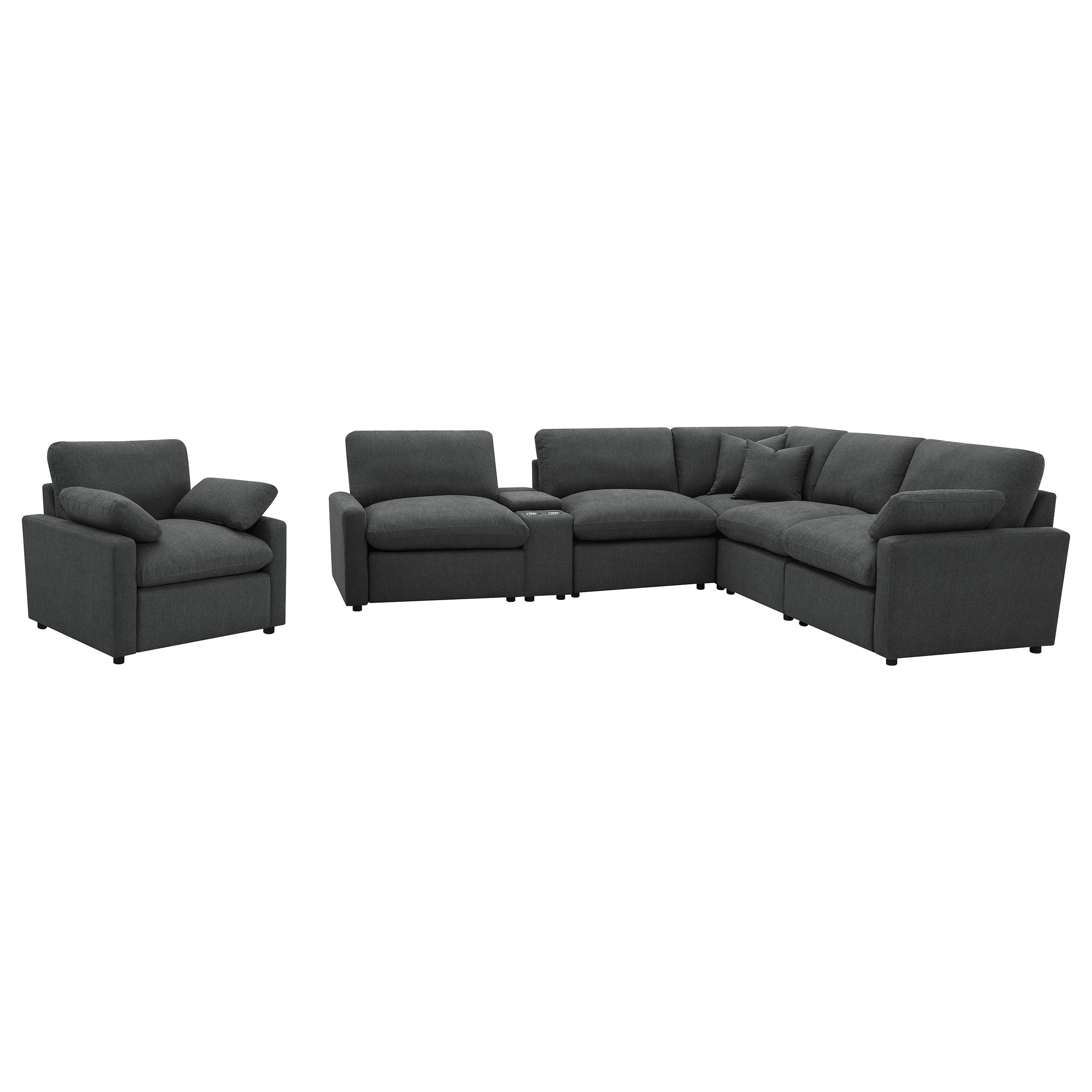 Collins Modular Power Reclining Sectional Sofa - Ideal Furniture (Fresno,CA)
