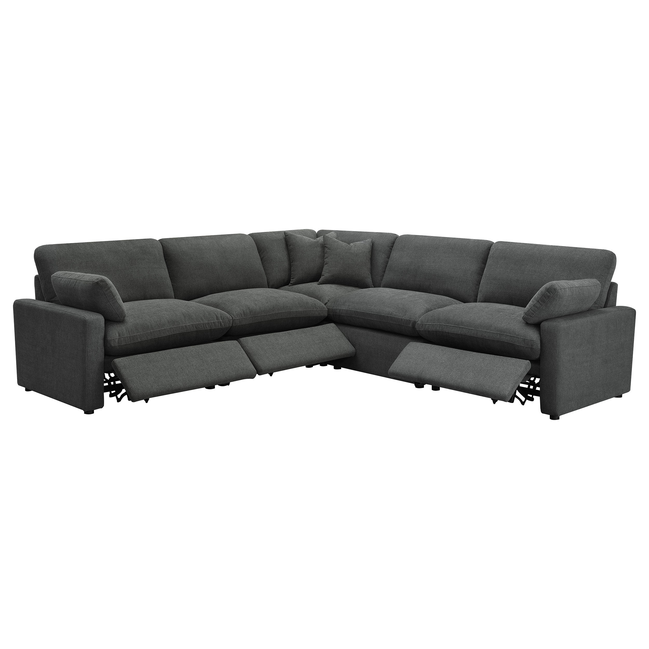 Collins Modular Power Reclining Sectional Sofa - Ideal Furniture (Fresno,CA)